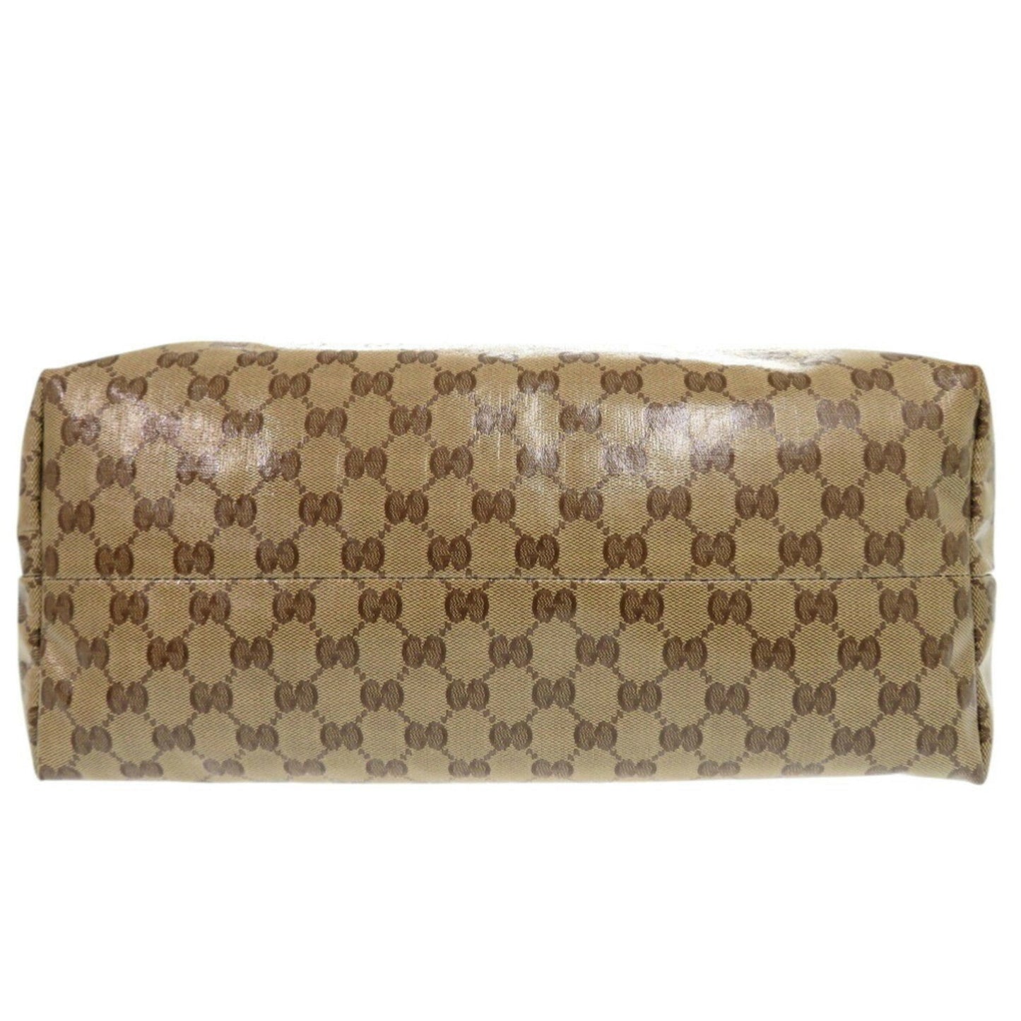 Gucci Beige Gg Crystal Leather Tote Bag ( )