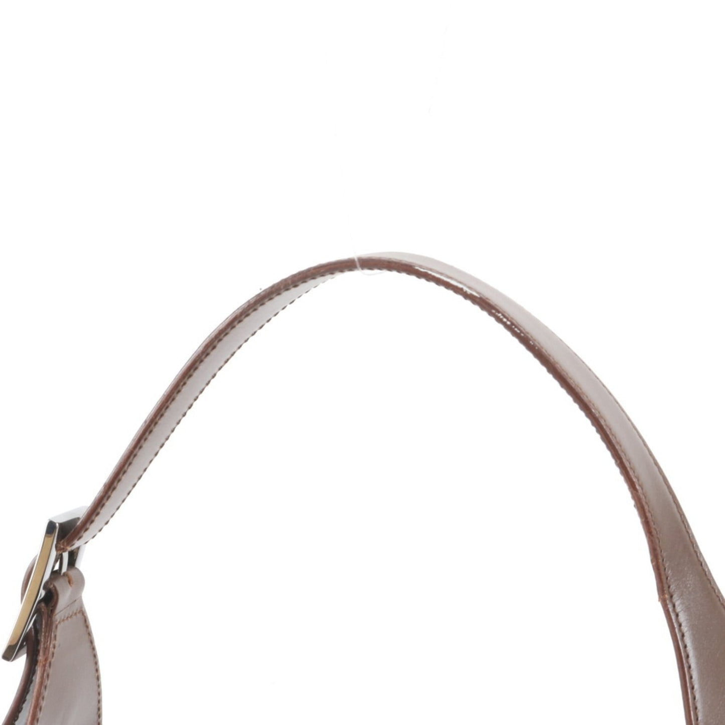 Gucci Brown Navy Leather Canvas Handbag Shoulder Bag ( )