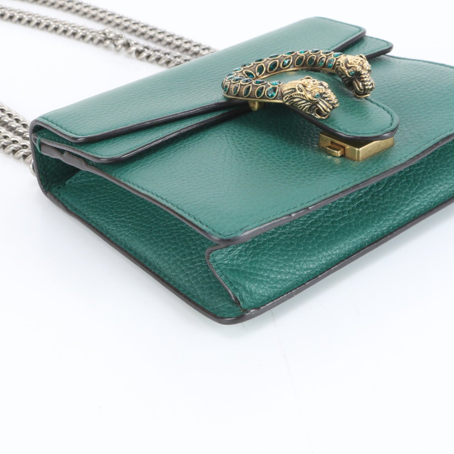 Gucci Green Leather Shoulder Bag ( )