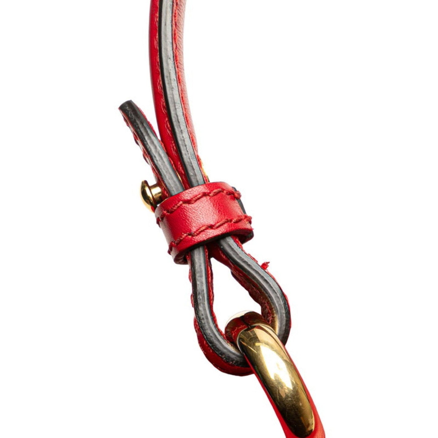 Gucci Sherry Line Red Color Leather Handbag Shoulder Bag ( )