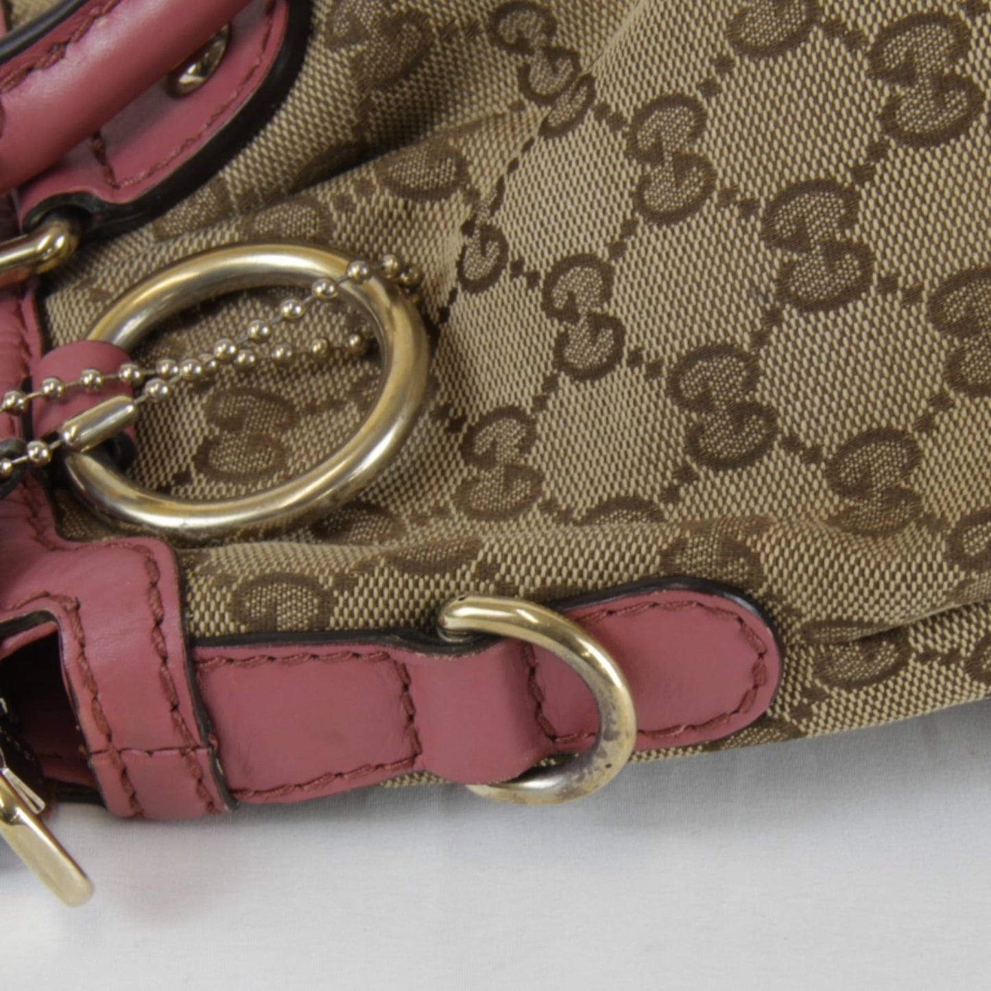 Gucci Brown Gg Canvas Shoulder Bag ( )