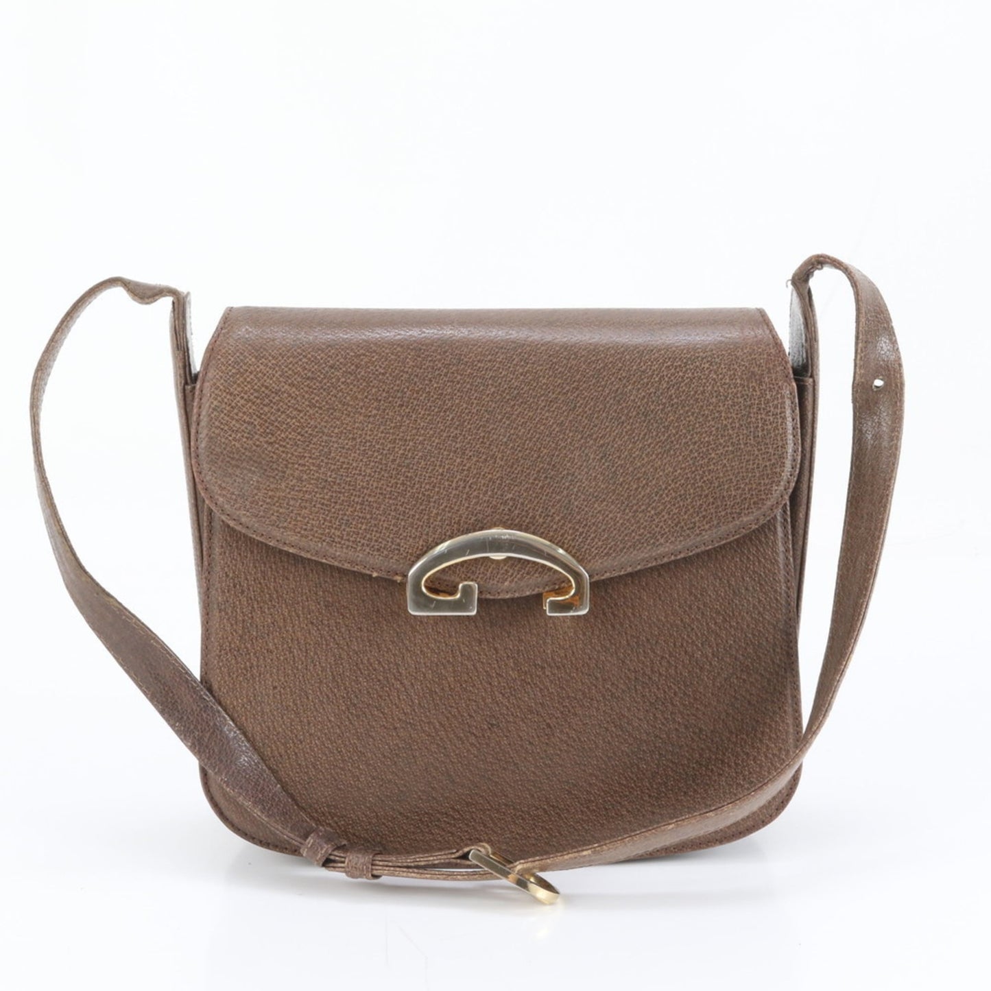Gucci Brown Leather Shoulder Bag ( )