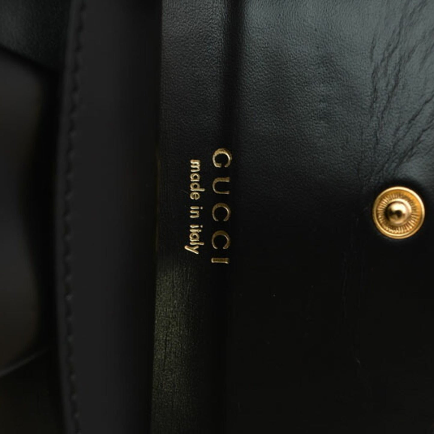 Gucci Black Leather Coin Purse/Coin Case ( )