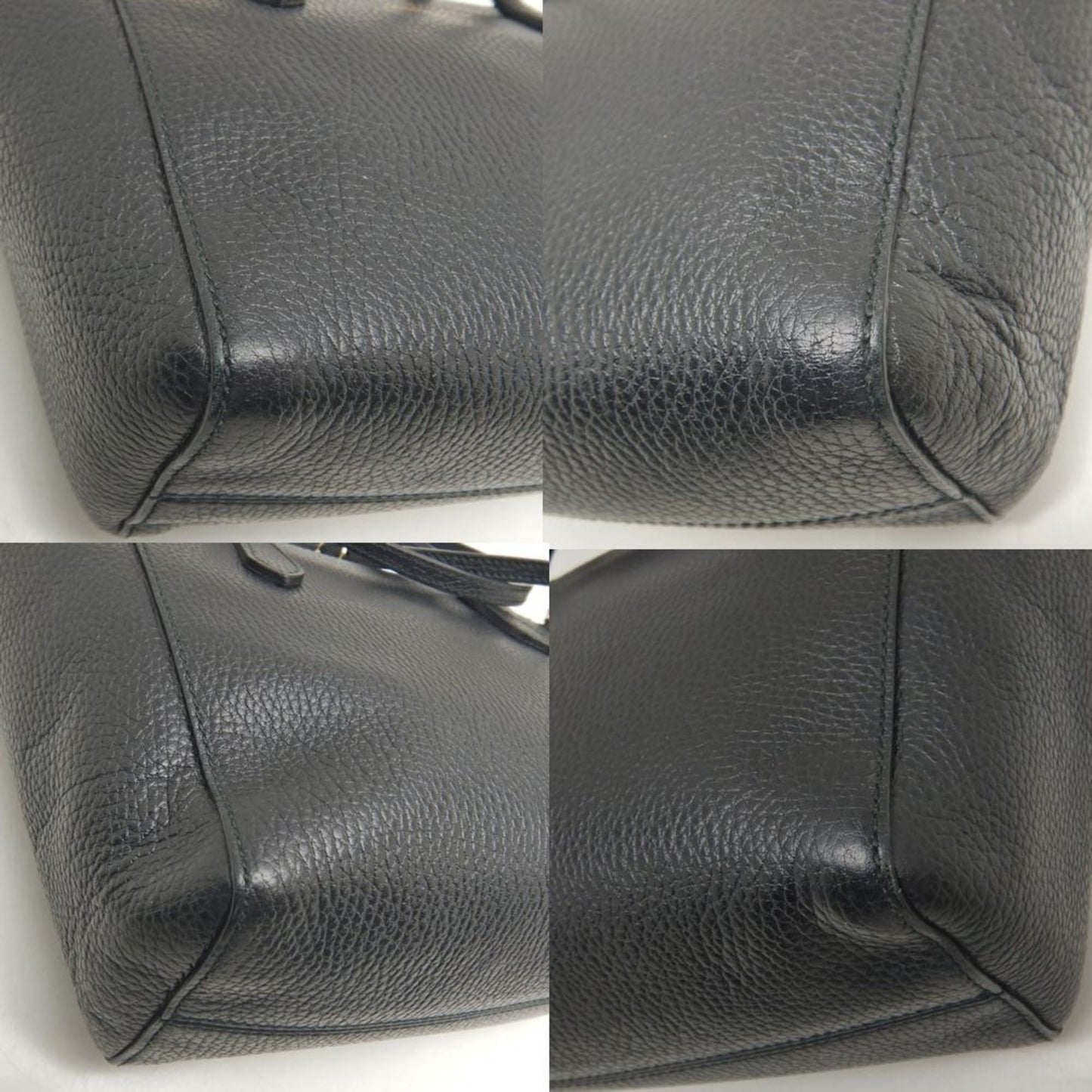 Gucci Black Leather Handbag ( )