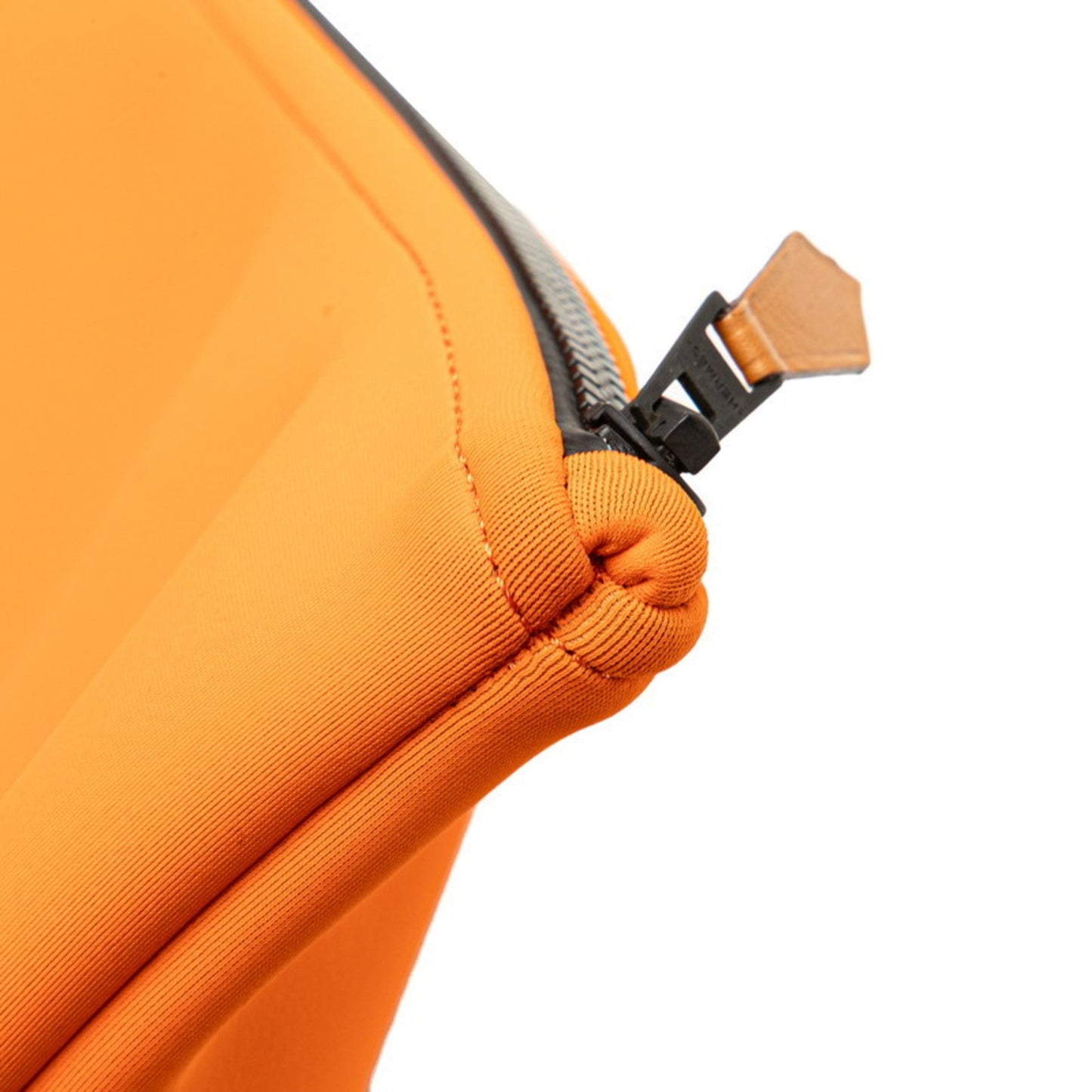 Hermes Orange Polyamide Clutch Bag Pouch ( )