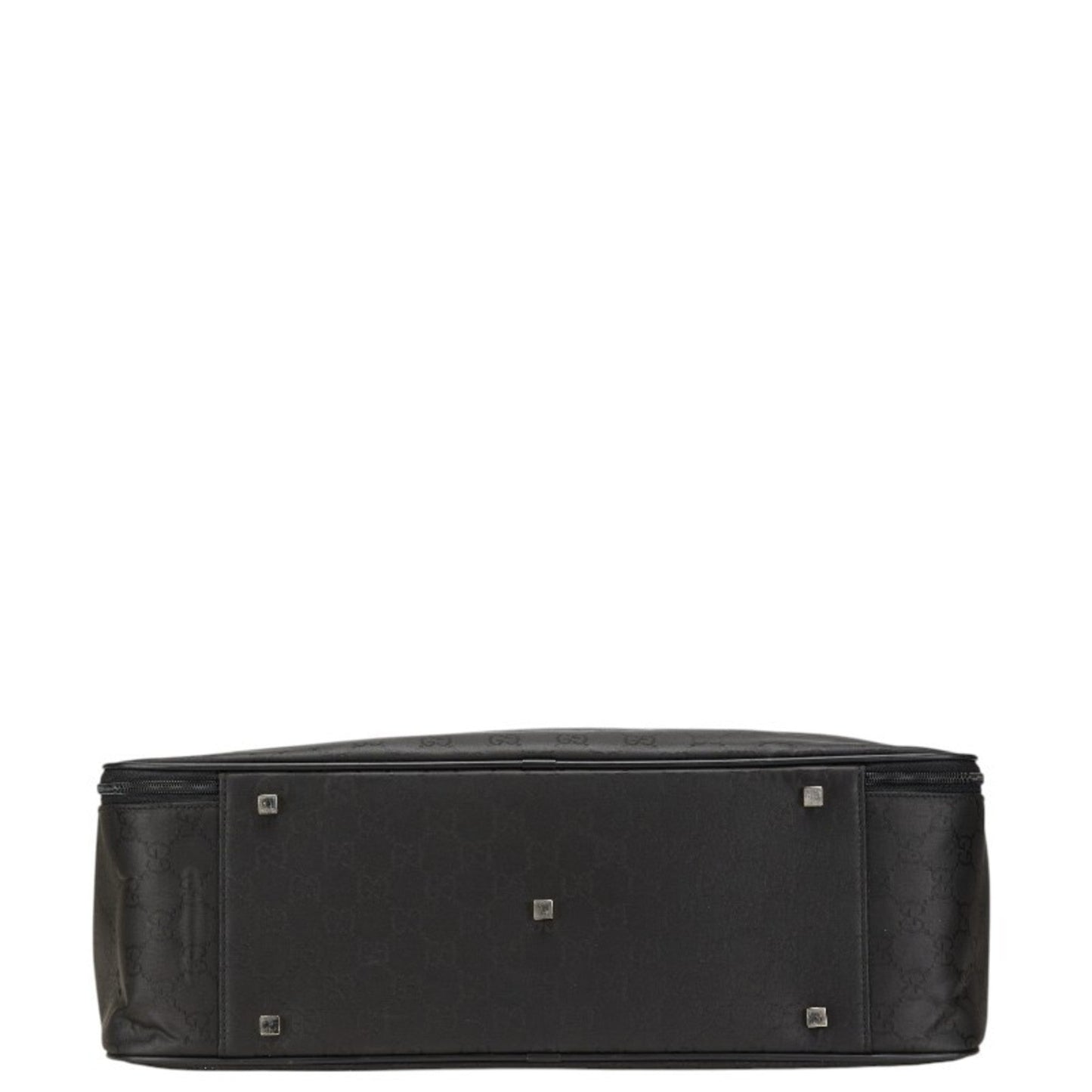 Gucci Black Nylon Leather Boston Bag ( )