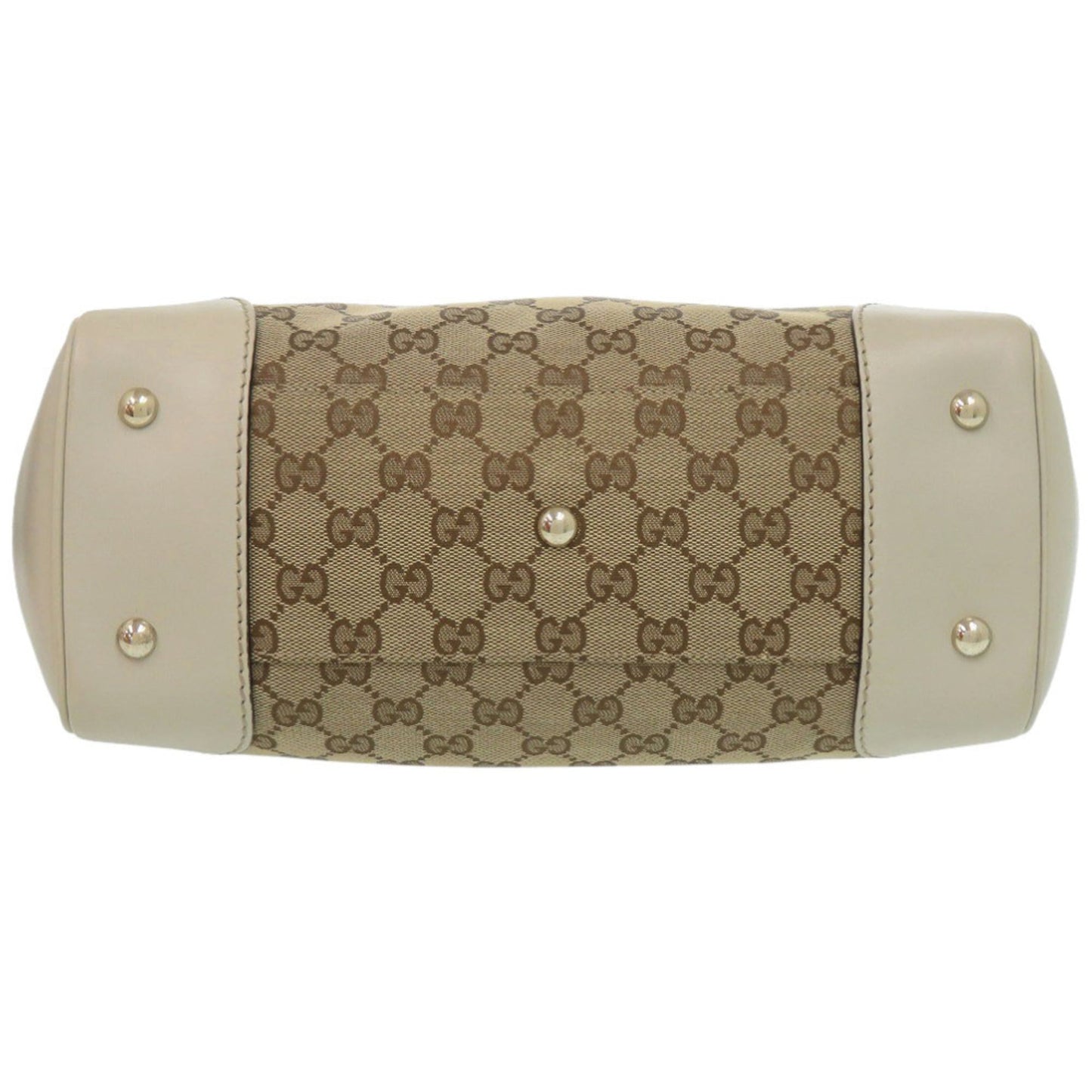 Gucci Beige Gg Canvas Tote Bag ( )