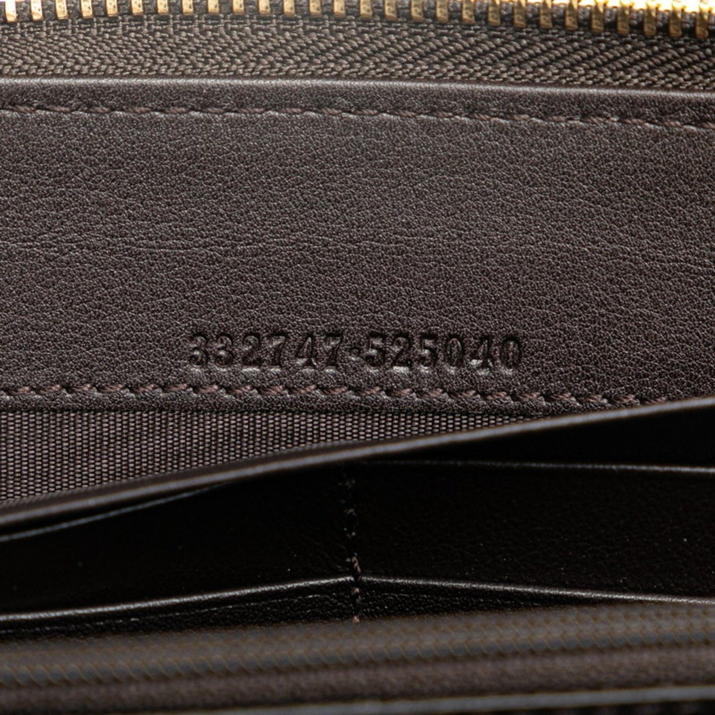 Gucci Brown Leather Long Wallet (Bi-Fold) ( )