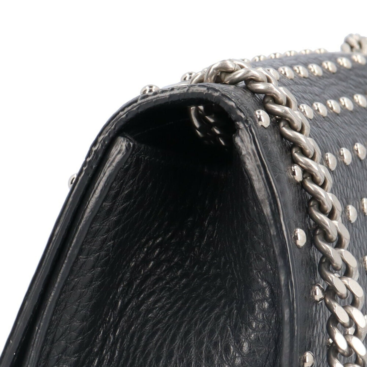 Gucci Black Leather Shoulder Bag ( )
