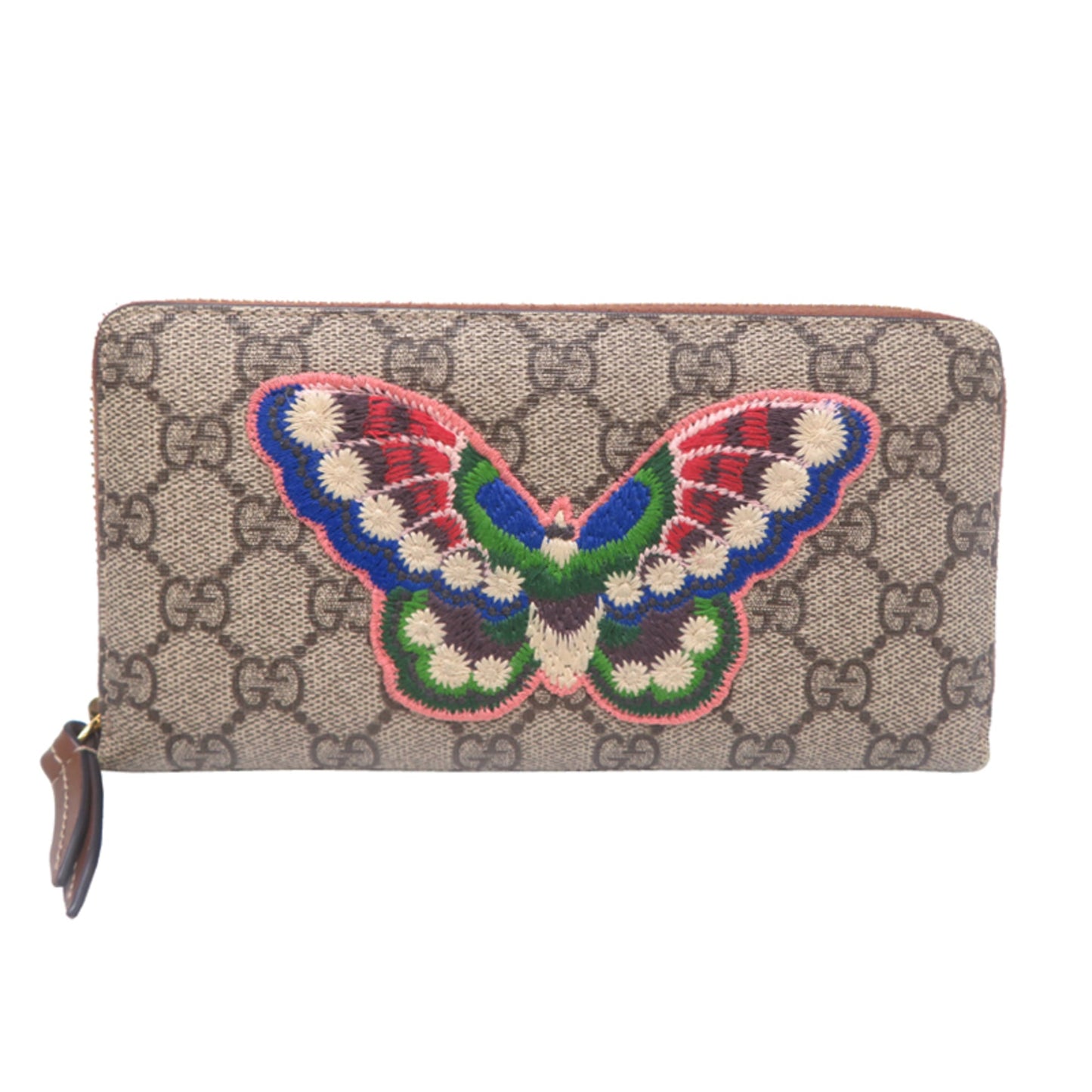 Gucci Beige Gg Supreme Long Wallet (Bi-Fold) ( )