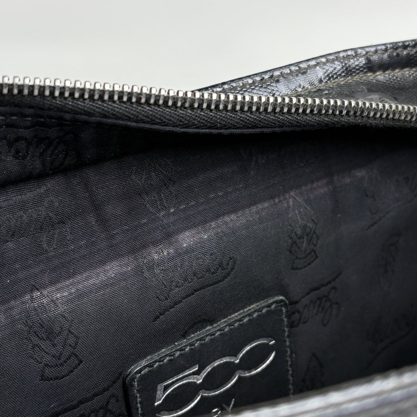 Gucci Black Coated Canvas Leather Shoulder Bag ( )