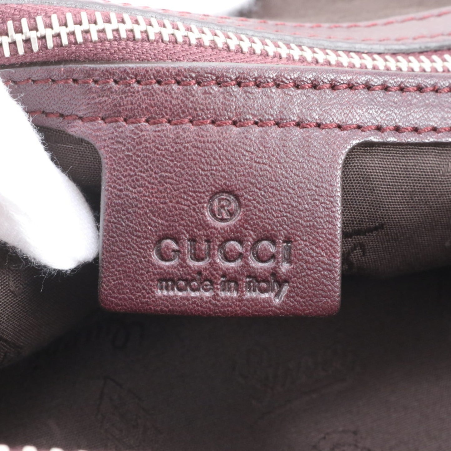 Gucci Purple Leather Tote Bag ( )