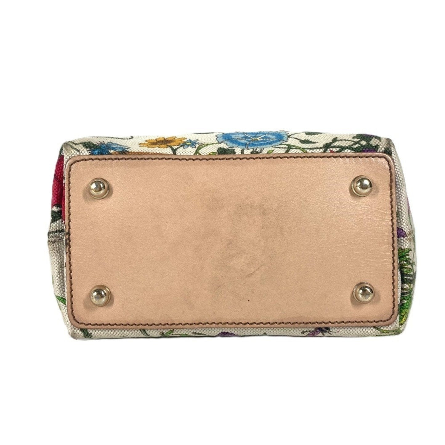 Gucci Multi-Color Canvas Handbag Tote Bag ( )