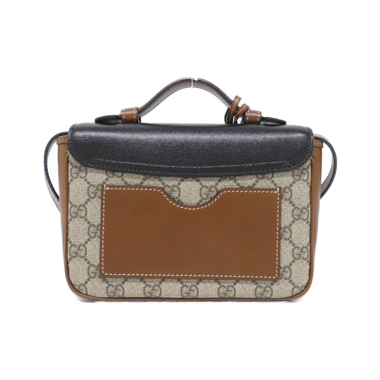 Gucci Beige Black Brown Gg Supreme Shoulder Bag ( )