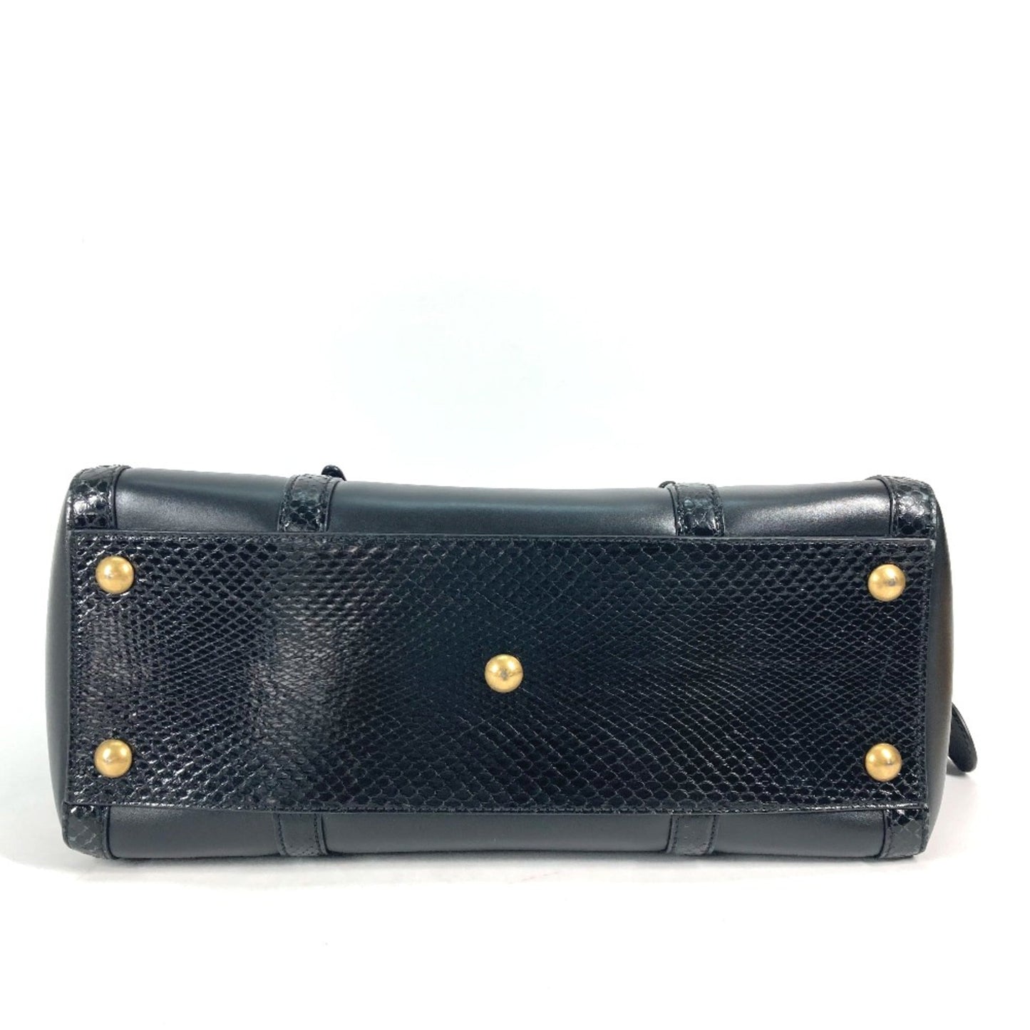 Gucci Black Leather Handbag ( )
