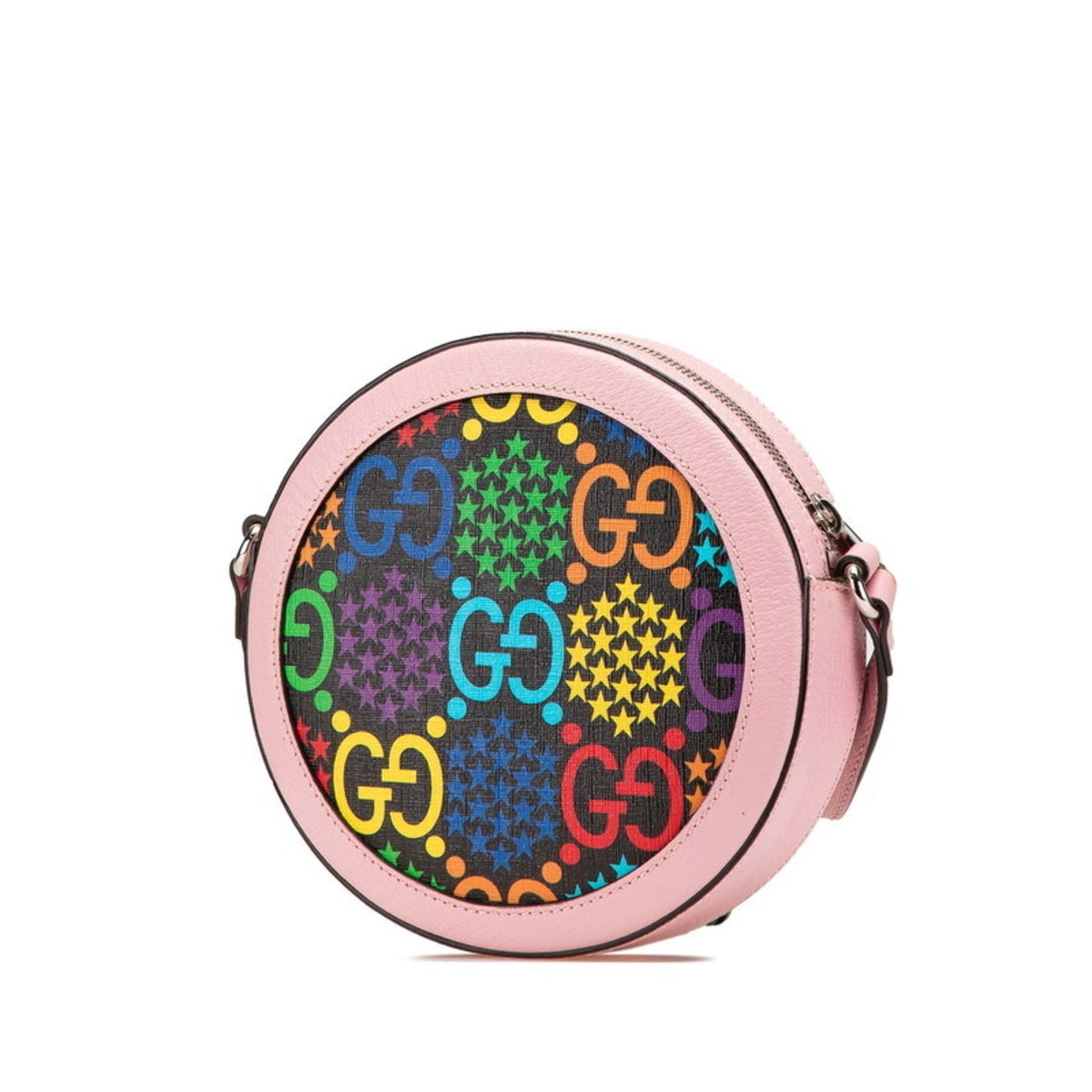 Gucci Multi-Color Pink Pvc Leather Shoulder Bag ( )