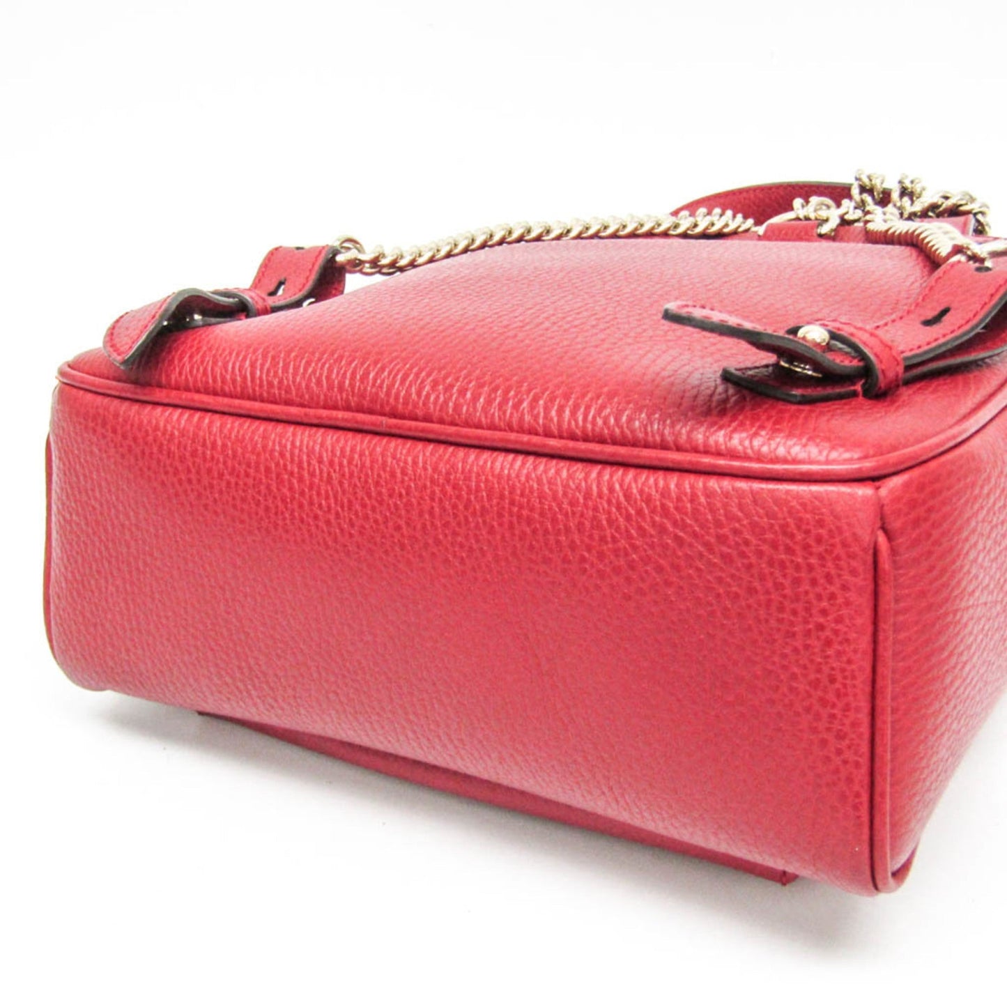 Gucci Soho Red Color Leather Backpack ( )