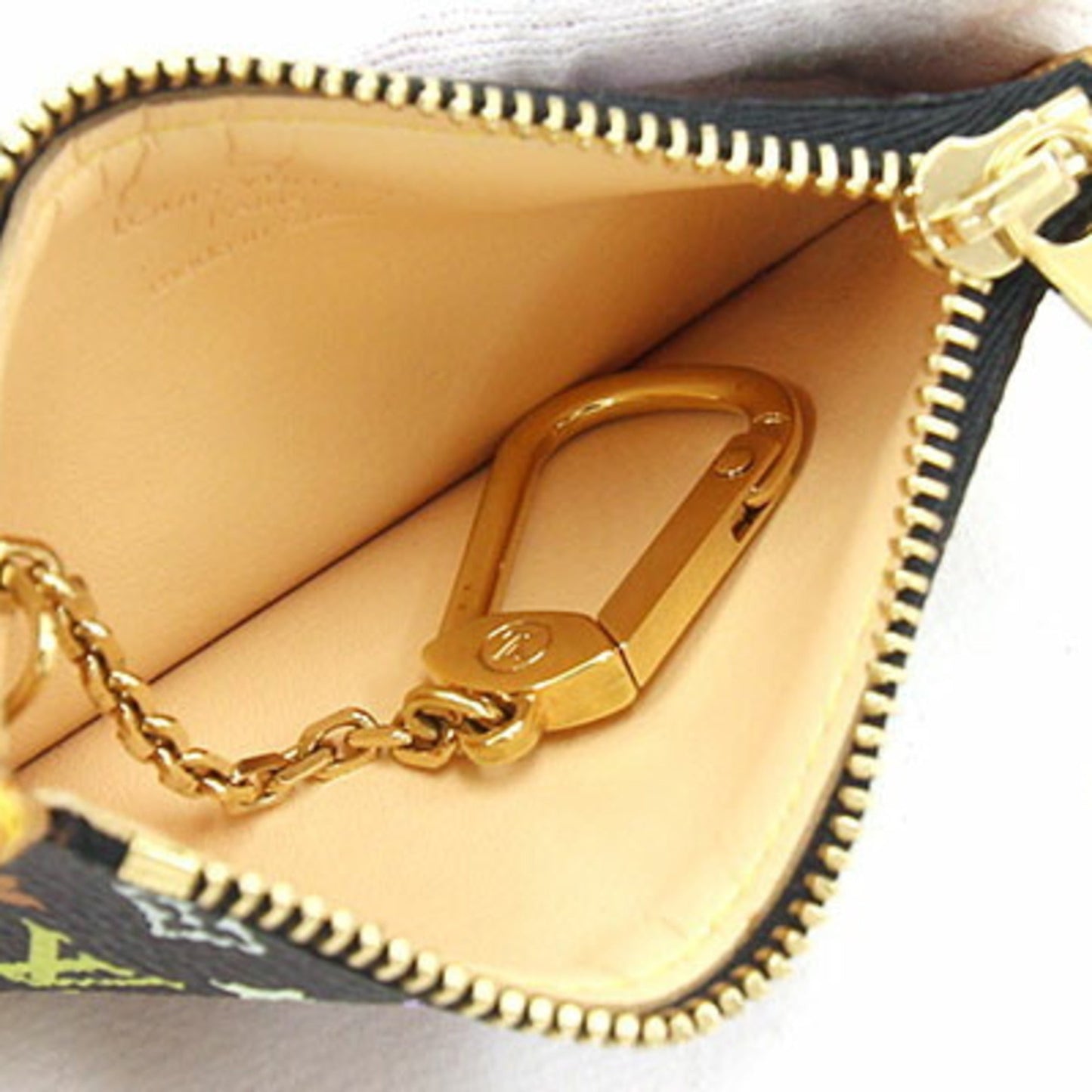 Louis Vuitton Coin Case Pochette Cremonogram Multicolor Noir Ladies Purse Key LOUISVUITTON Clutch