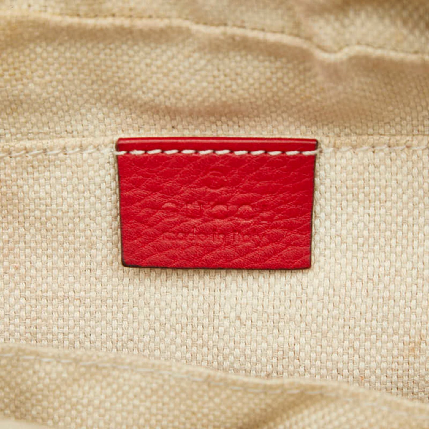 Gucci Red Color Leather Shoulder Bag ( )