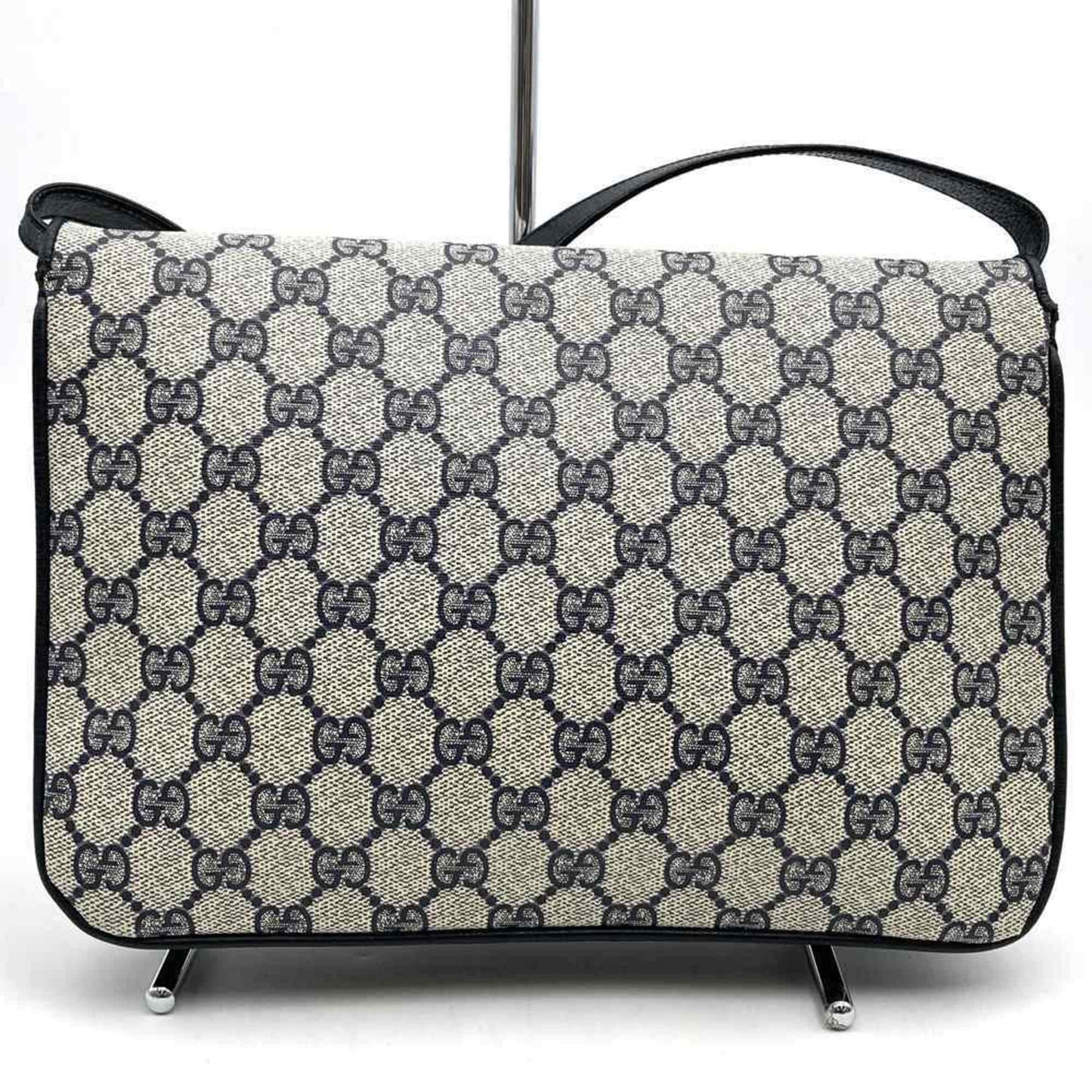 Gucci Navy Gg Supreme Shoulder Bag ( )