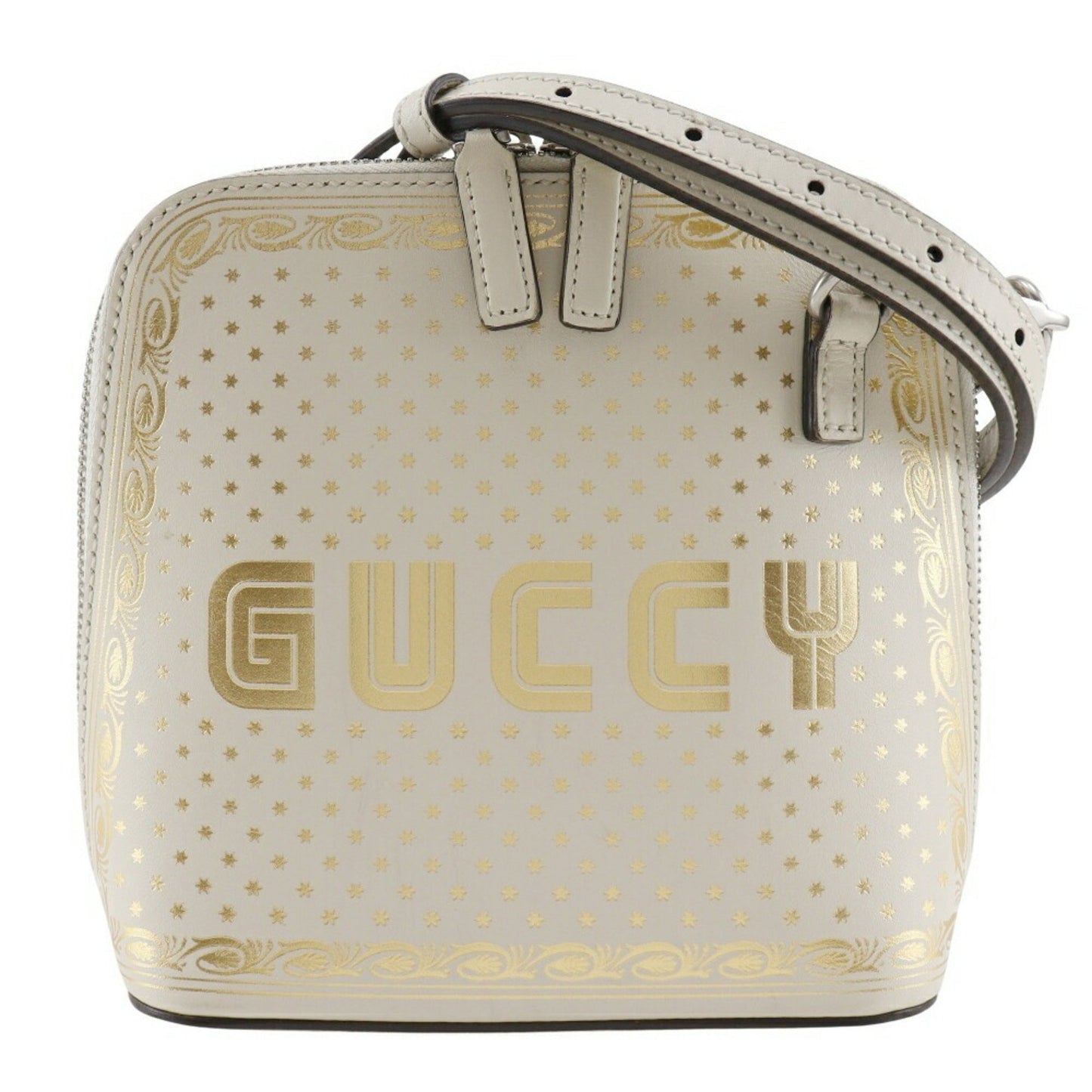 Gucci White Leather Shoulder Bag ( )