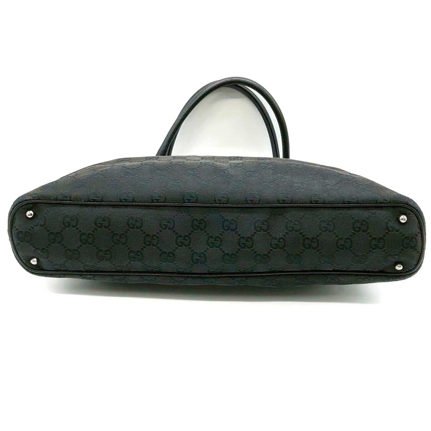 Gucci Gg Canvas Black Gg Canvas Handbag Tote Bag ( )
