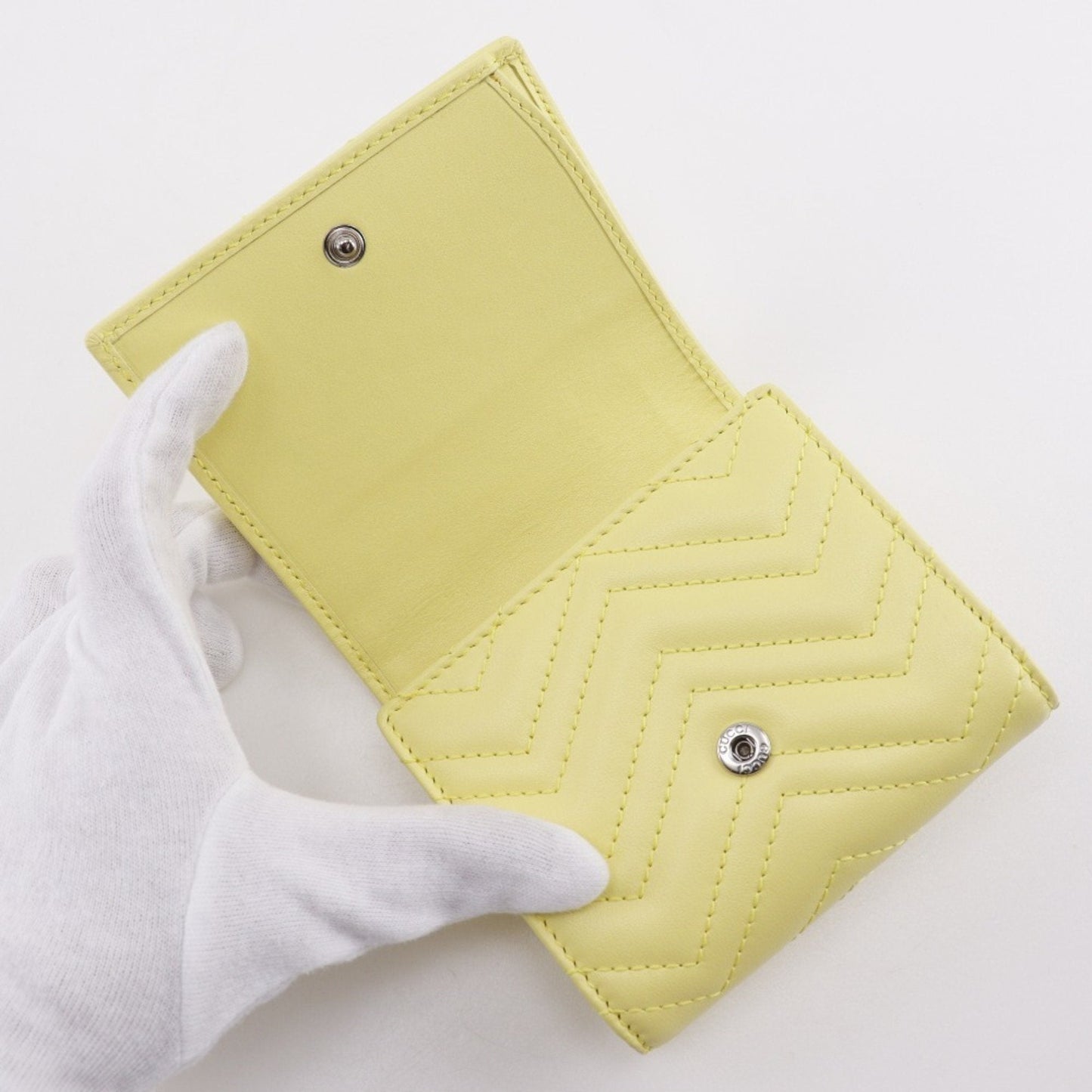 Gucci Yellow Leather Wallet (Bi-Fold) ( )