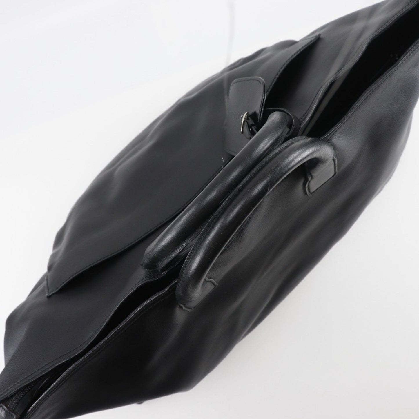 Gucci Black Leather Boston Bag ( )