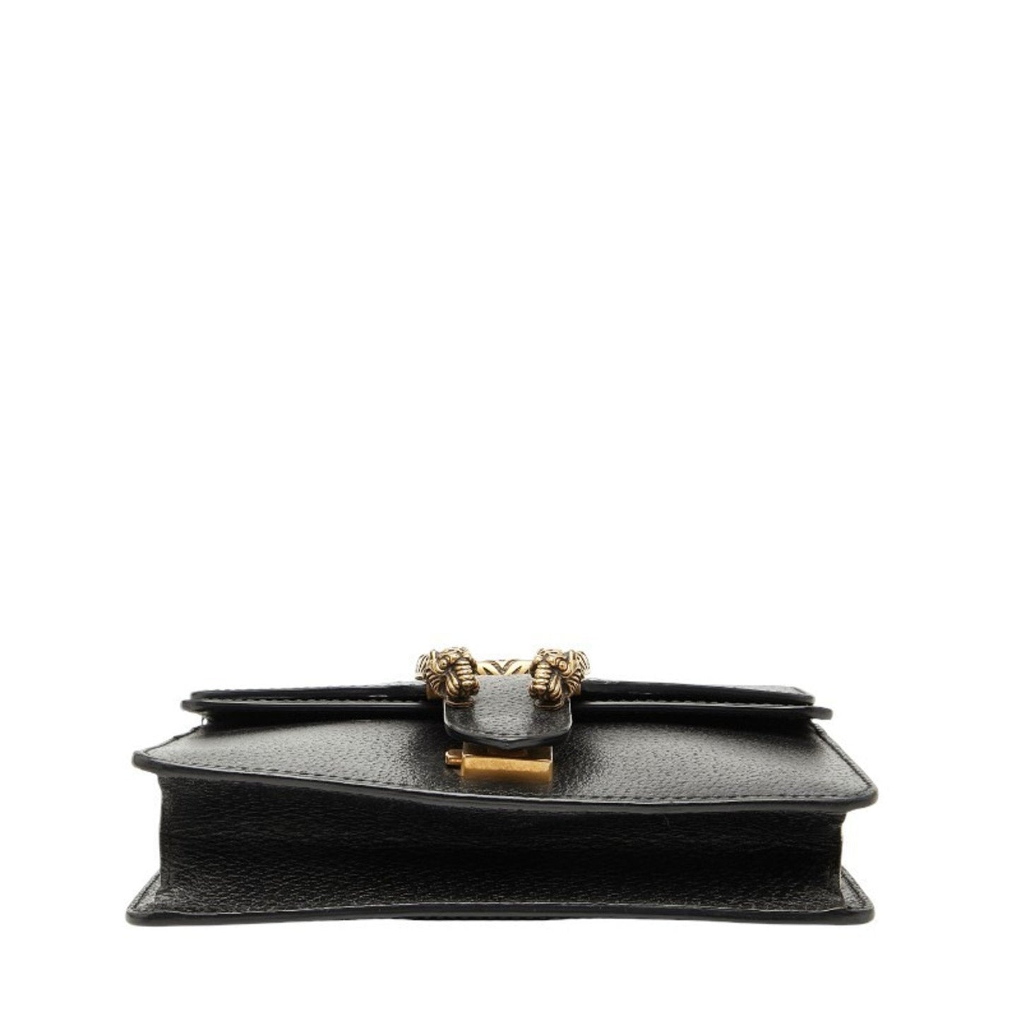 Gucci Black Leather Shoulder Bag ( )