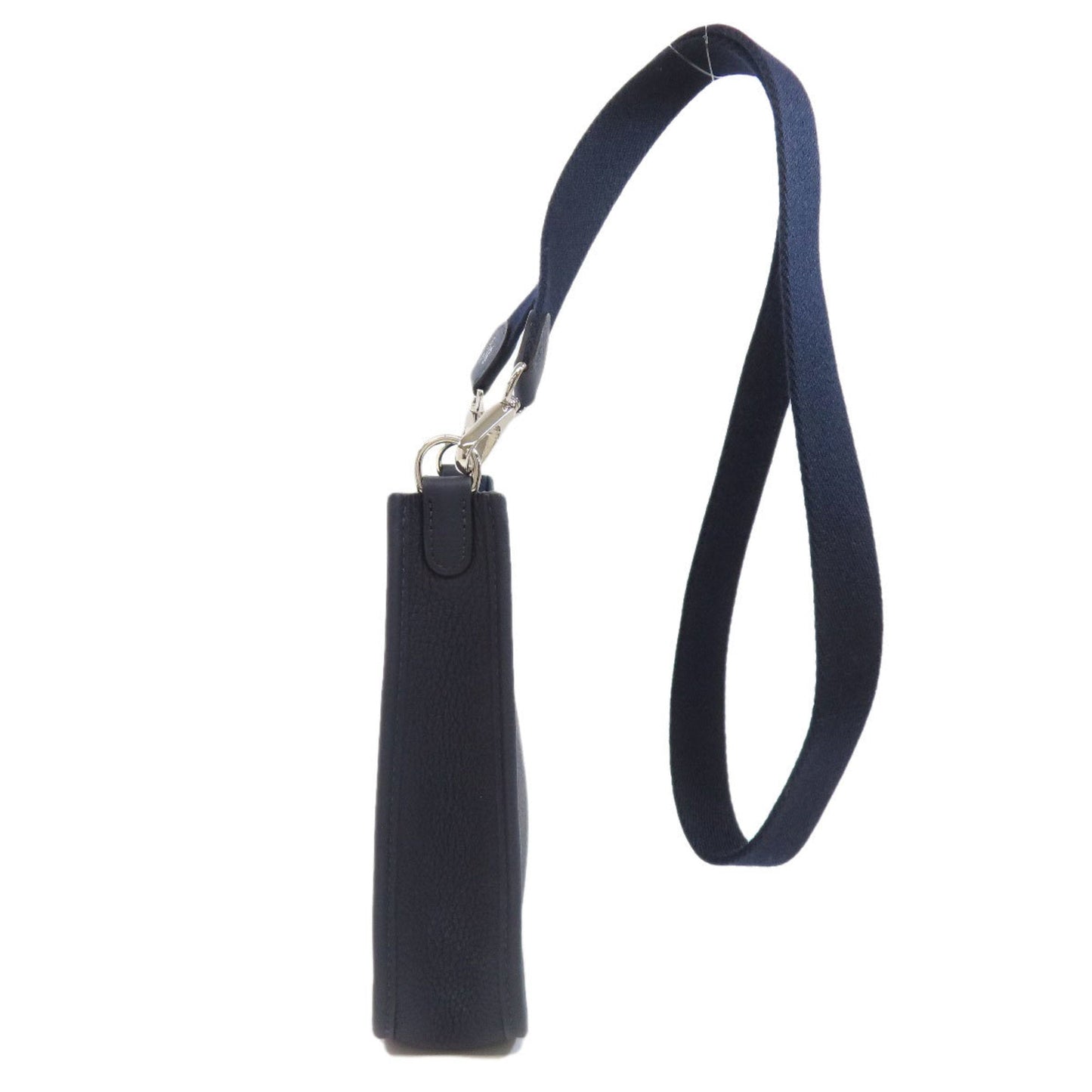 Hermes Navy Taurillon Clemence Leather Shoulder Bag ( )
