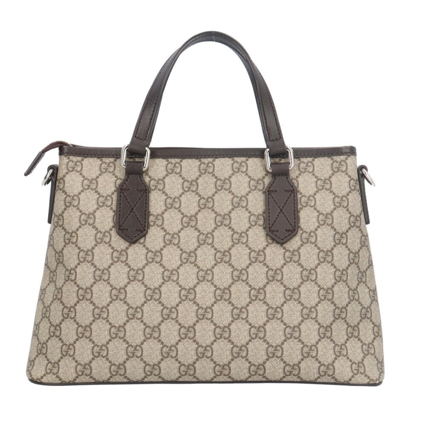 Gucci Beige Brown Gg Supreme Shoulder Bag ( )