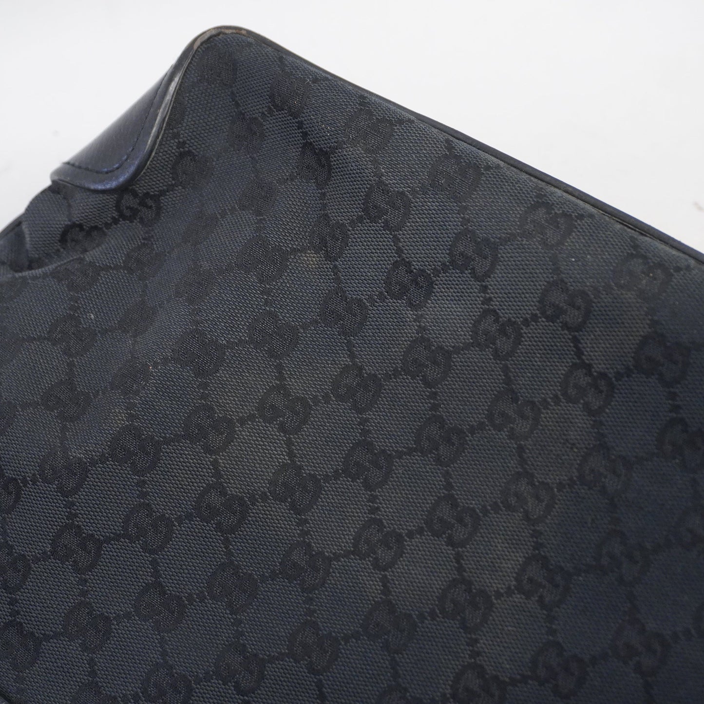 GUCCI Auth  GG Canvas Tote Bag 106251 Women's Tote Bag Black