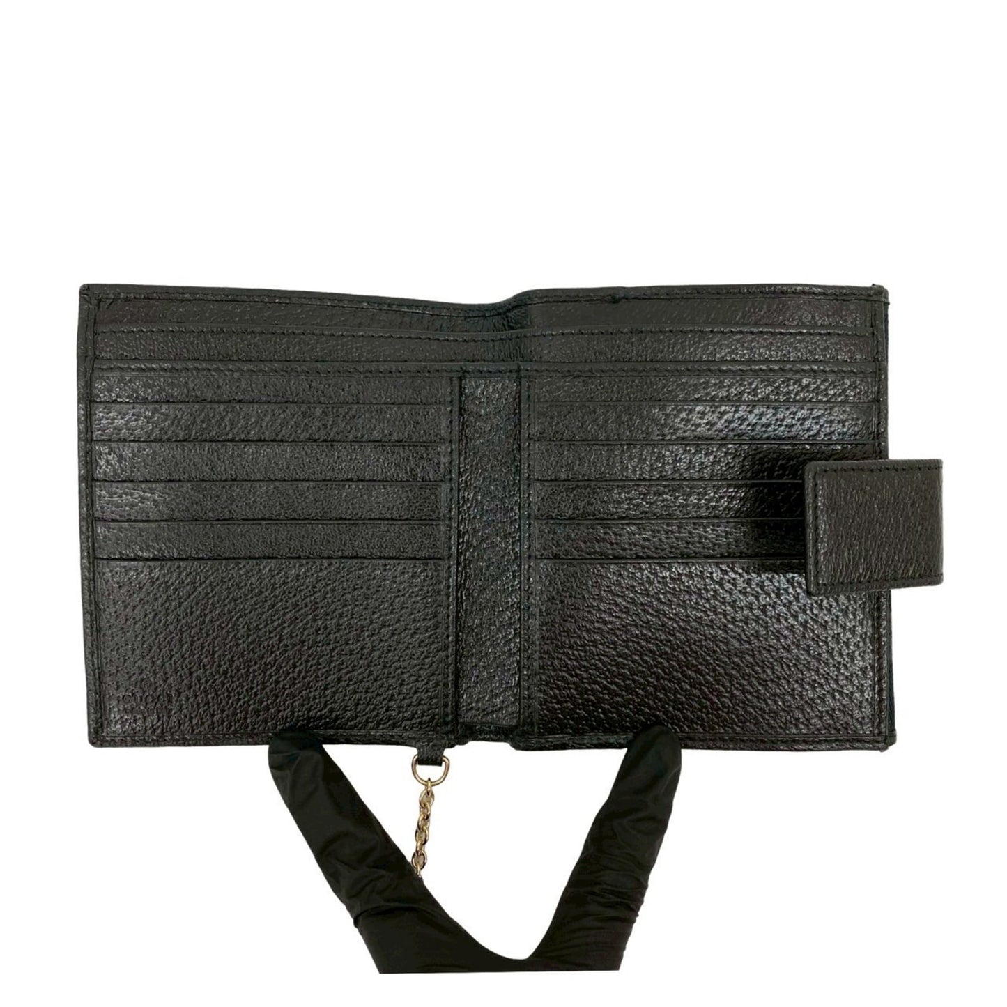Gucci Black Canvas Leather Wallet (Bi-Fold) ( )