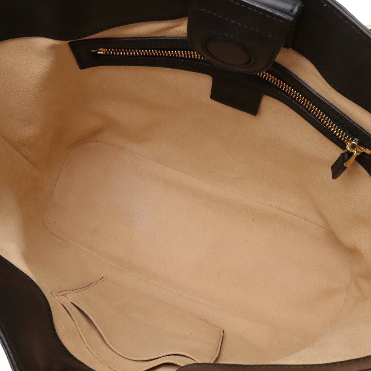 Gucci Beige Brown Gg Supreme Canvas Pvc Coated Canvas Leather Handbag Shoulder Bag Tote Bag ( )