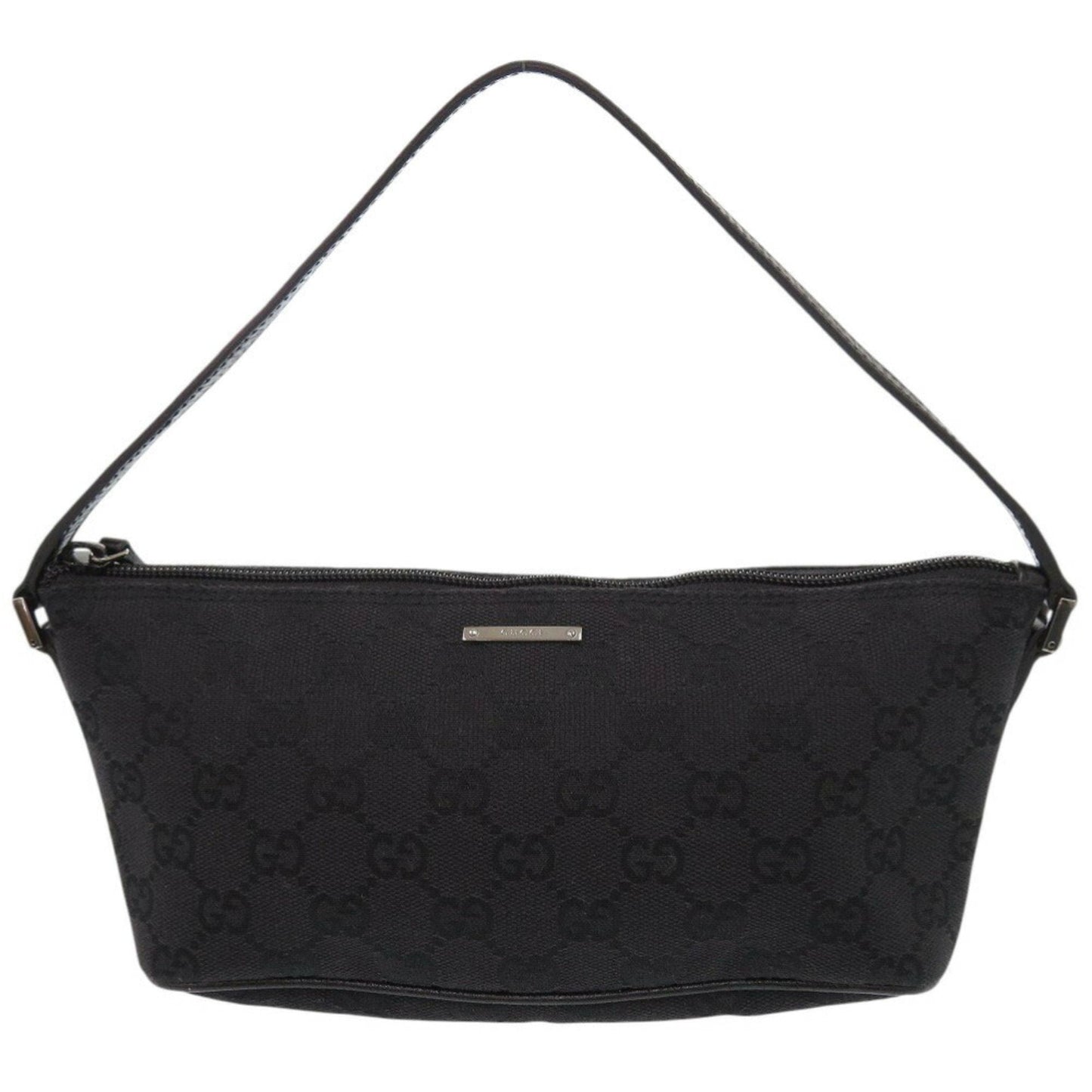 Gucci Gg Canvas Black Gg Canvas Handbag Pouch ( )