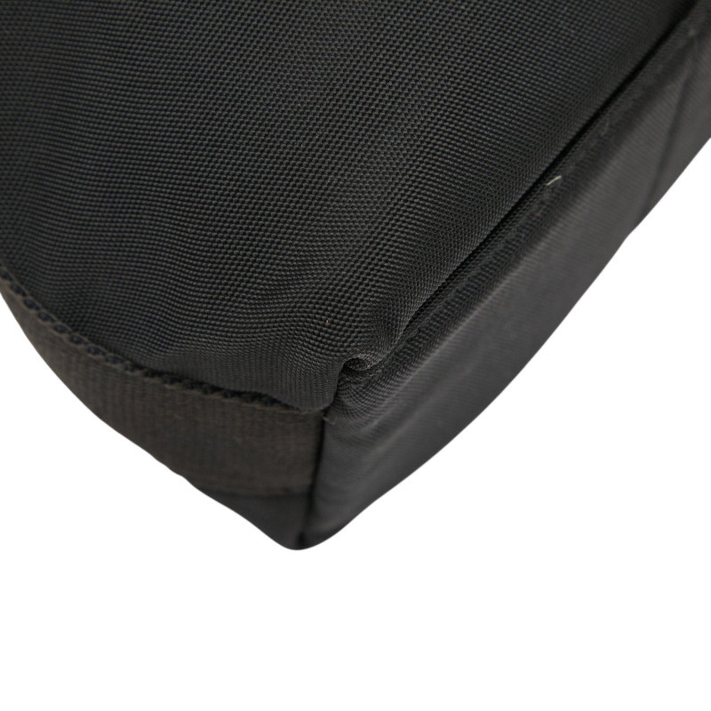 Gucci Black Nylon Leather Messenger Bag Shoulder Bag ( )