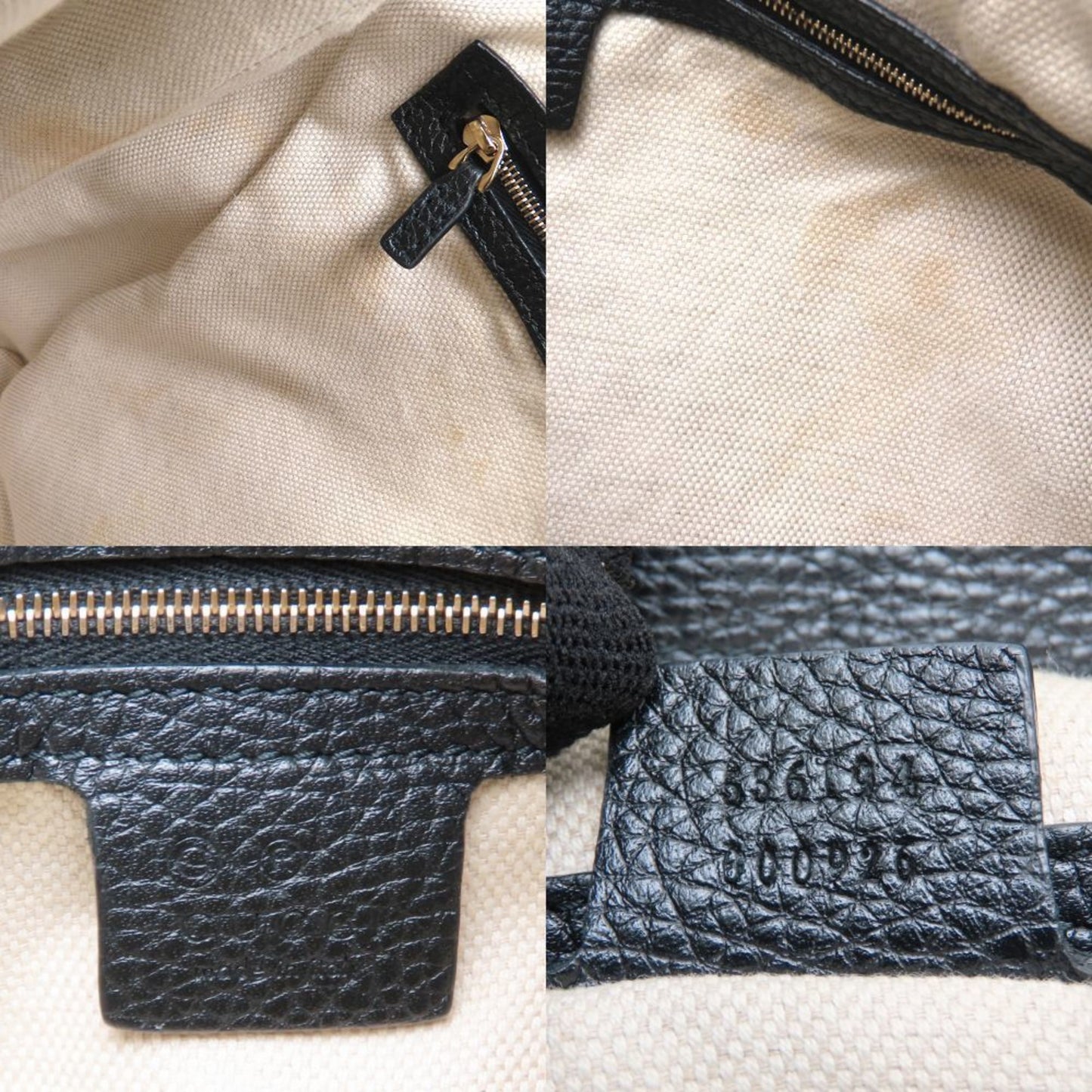 Gucci Soho Black Leather Shoulder Bag ( )