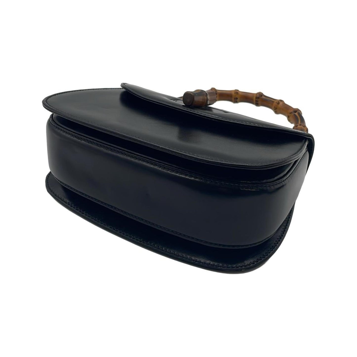 Gucci Black Leather Handbag ( )