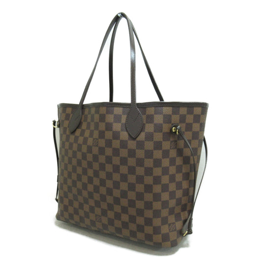 LOUIS VUITTON Neverfull MM Brown Ebene Damier PVC coated canvas Tote
