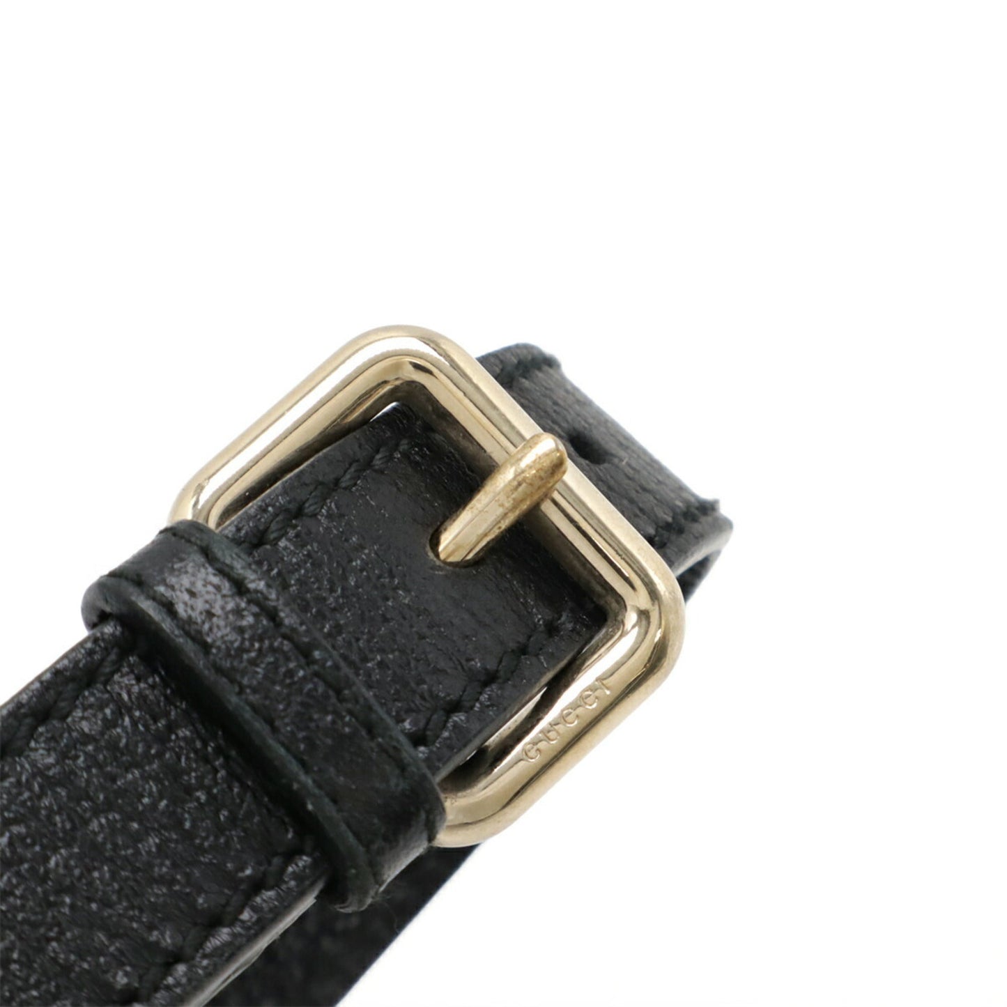 Gucci Black Green Red Color Gg Canvas Leather Shoulder Bag ( )