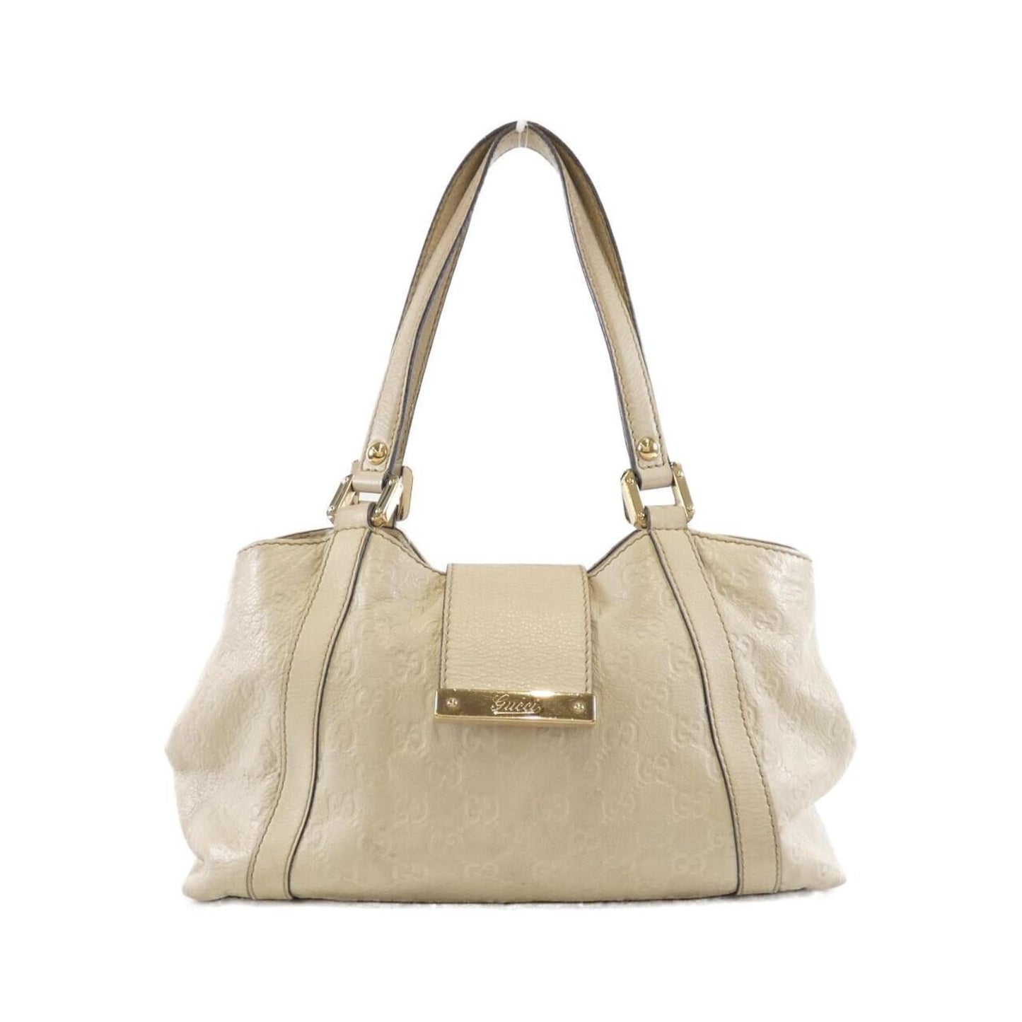 Gucci Ivory Leather Handbag ( )
