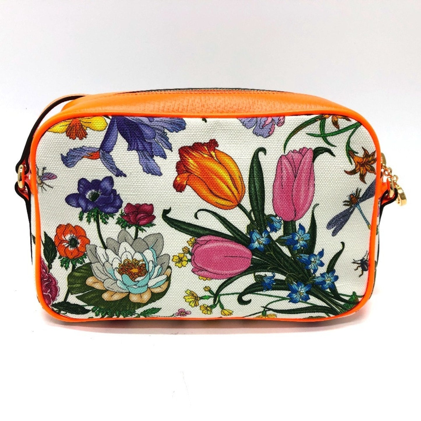 Gucci Multi-Color Canvas Leather Shoulder Bag ( )