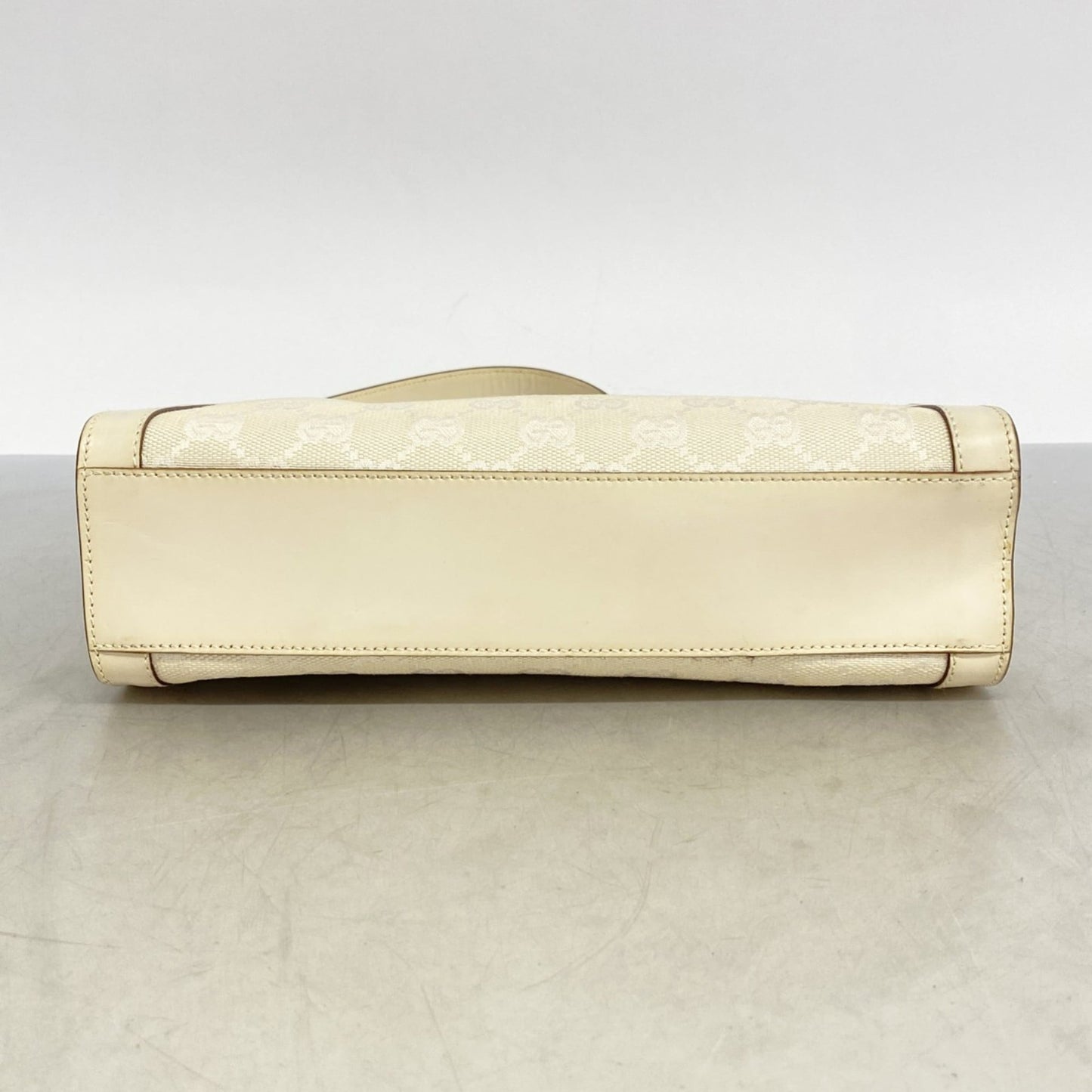 Gucci White Canvas Shoulder Bag ( )