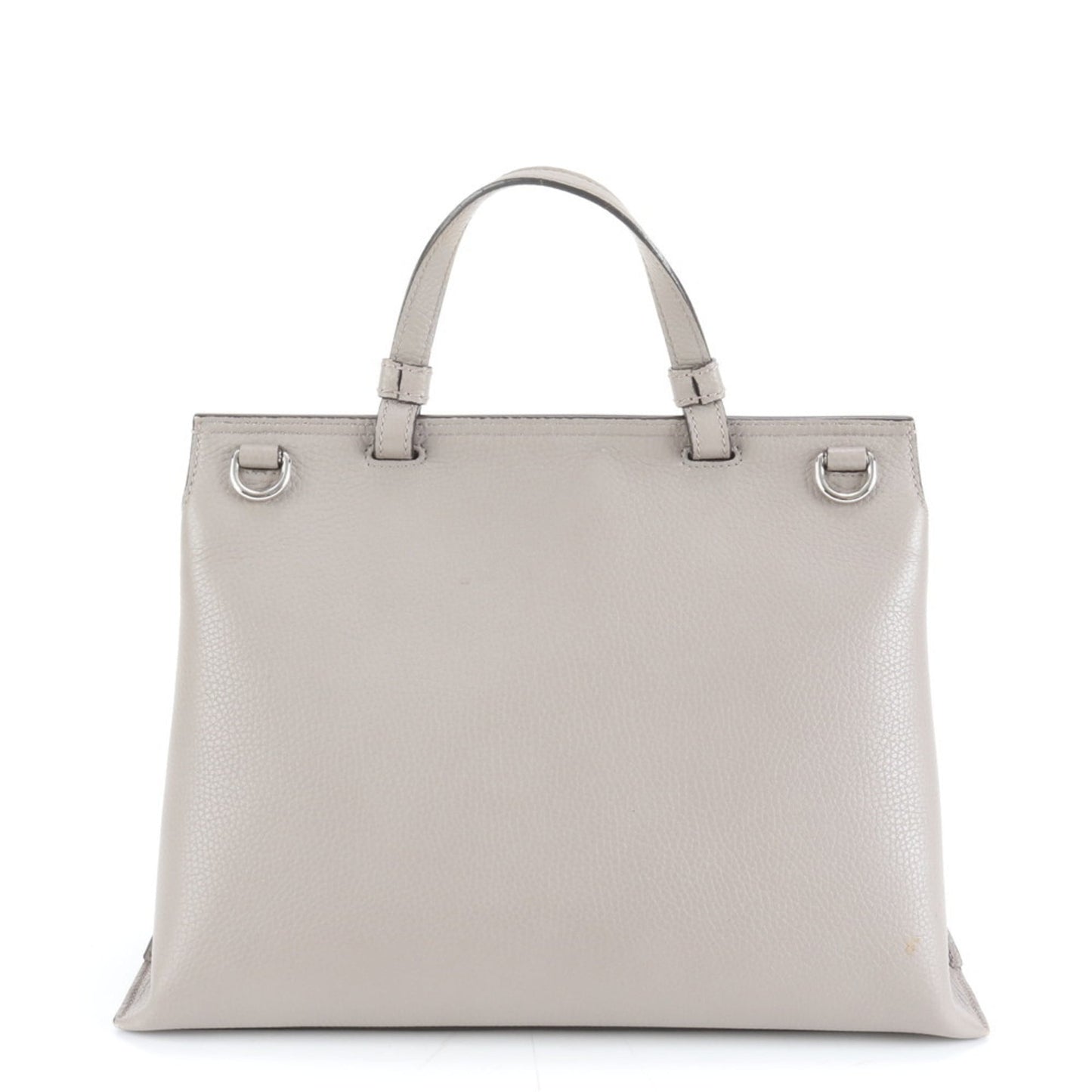 Gucci Gray Leather Handbag ( )