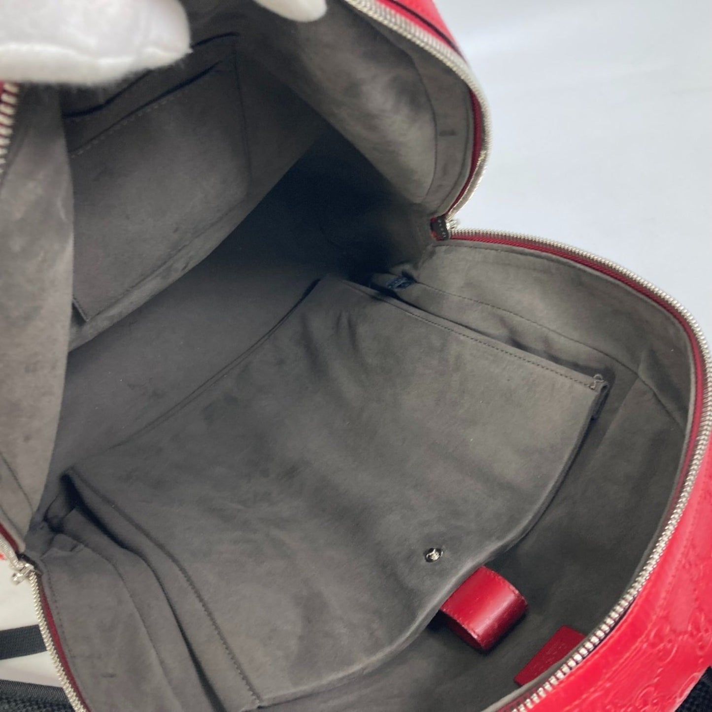 Gucci Red Leather Backpack ( )