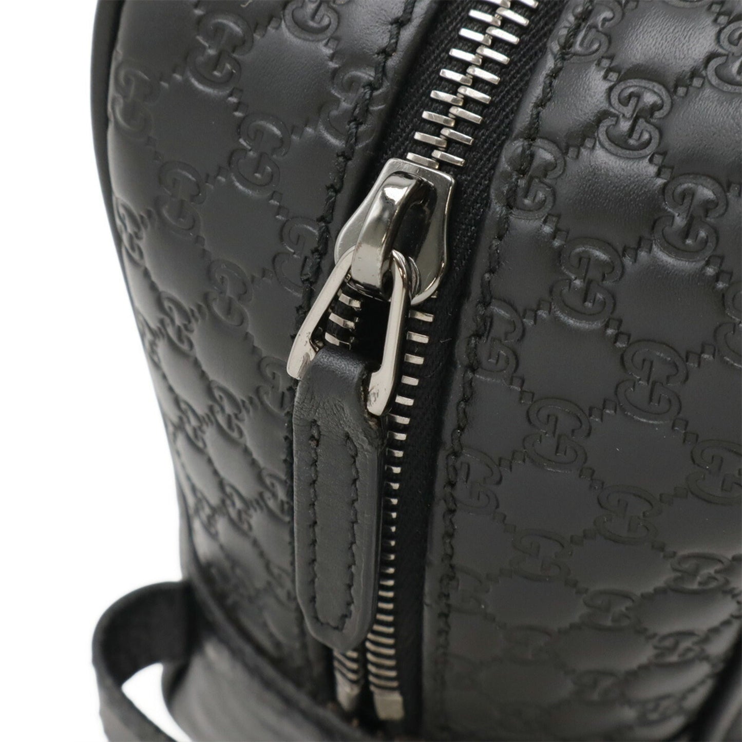 Gucci Black Leather Clutch Bag Handbag ( )