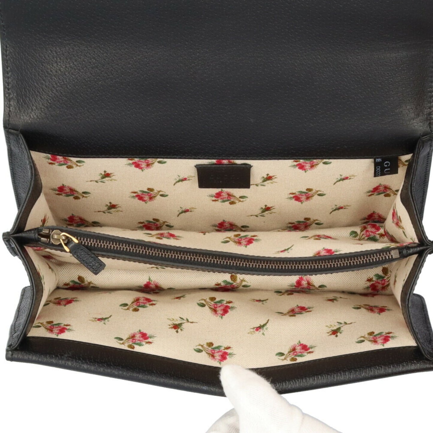 Gucci Black Leather Shoulder Bag ( )