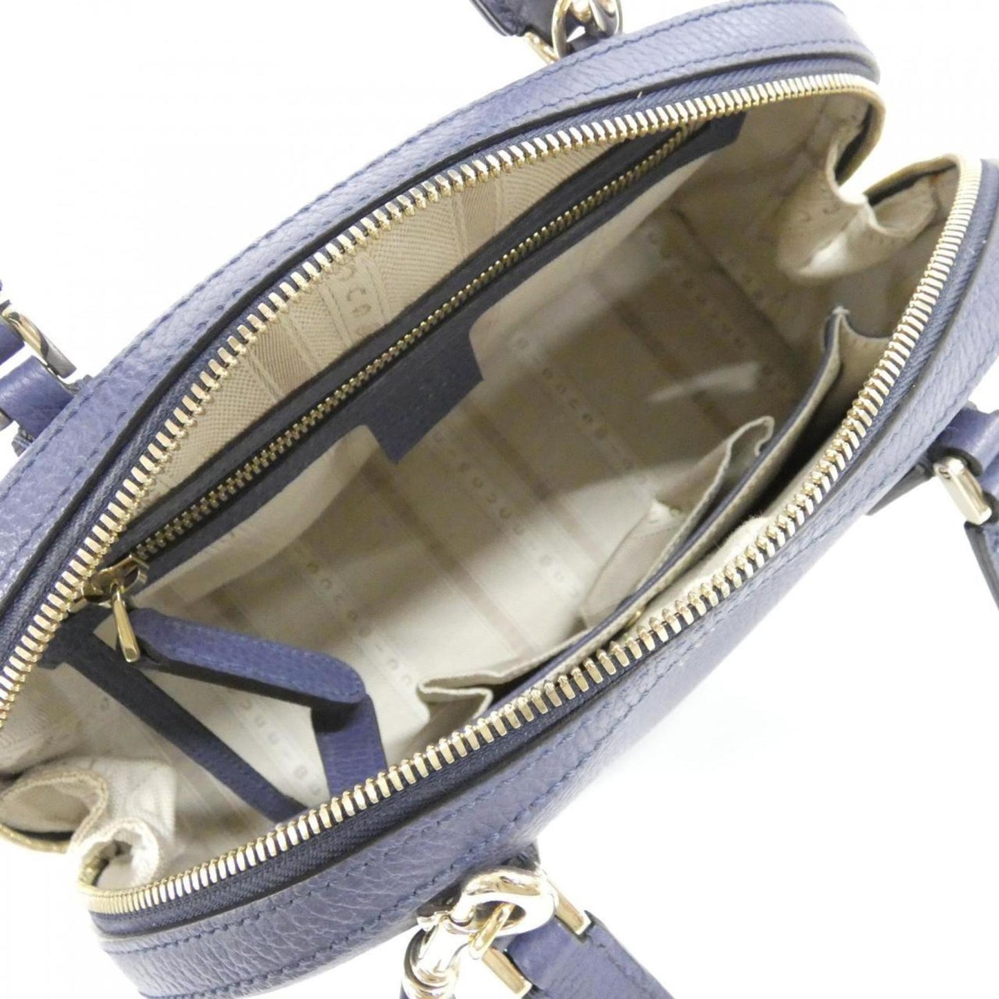 Gucci Blue Leather Handbag ( )