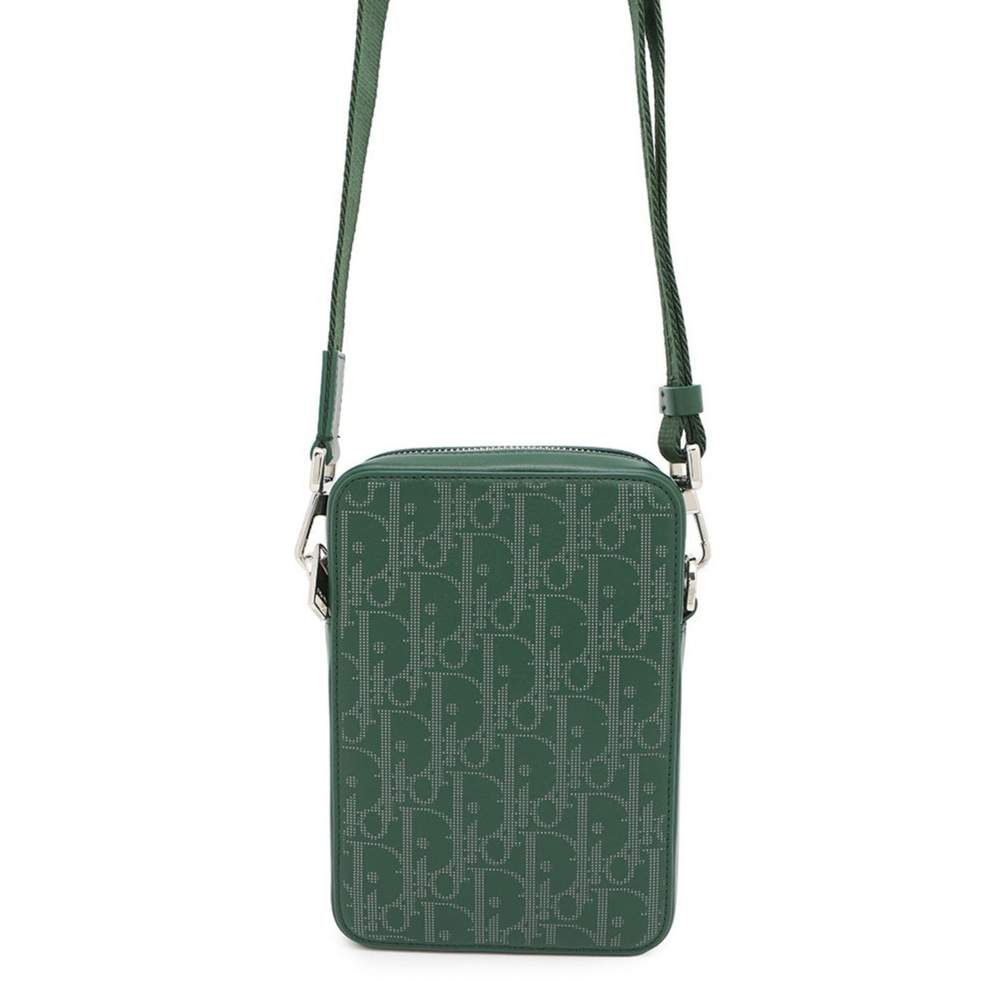 Christian Dior Green Green Leather Shoulder Bag ()