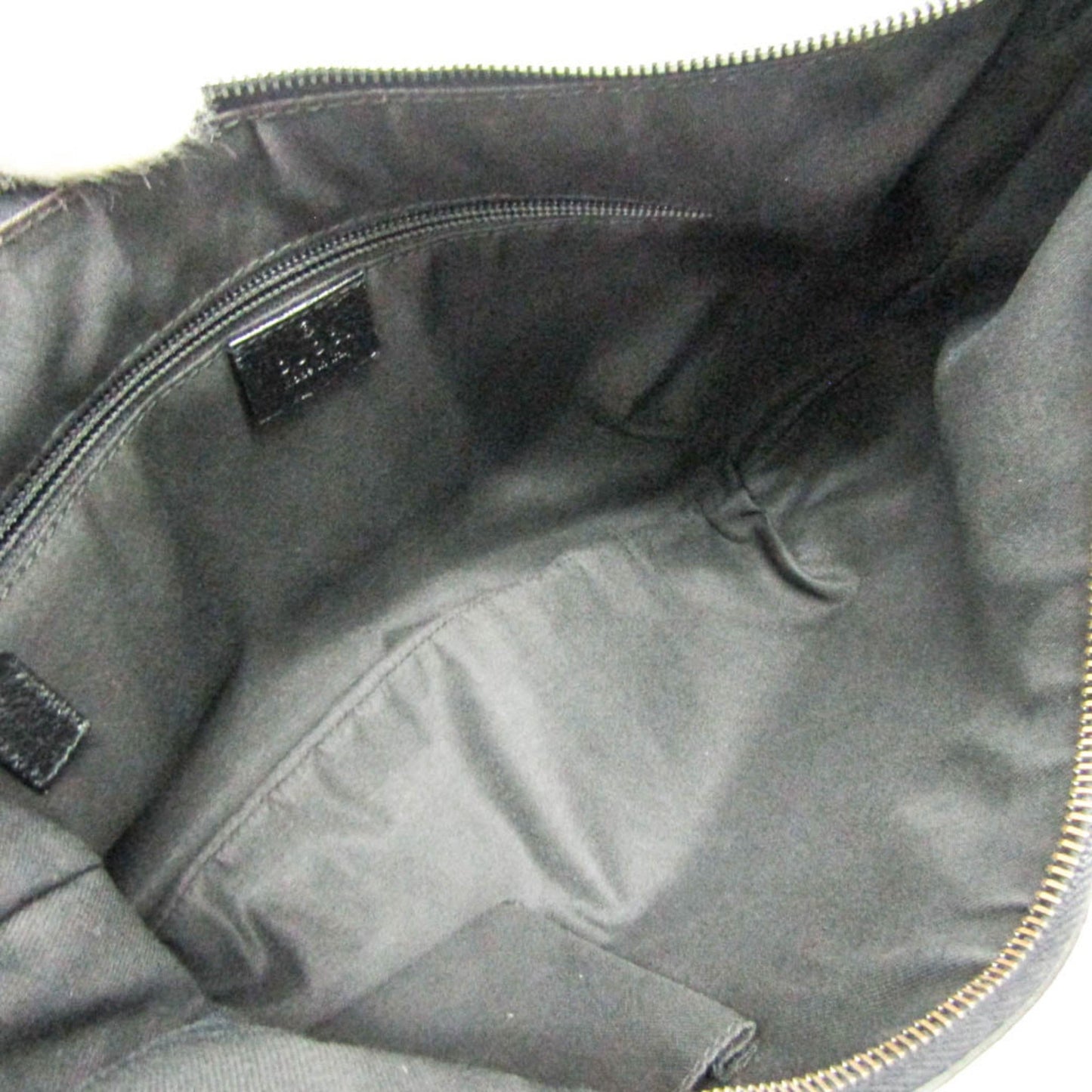 Gucci Gg Canvas Black Gg Canvas Leather Shoulder Bag ( )